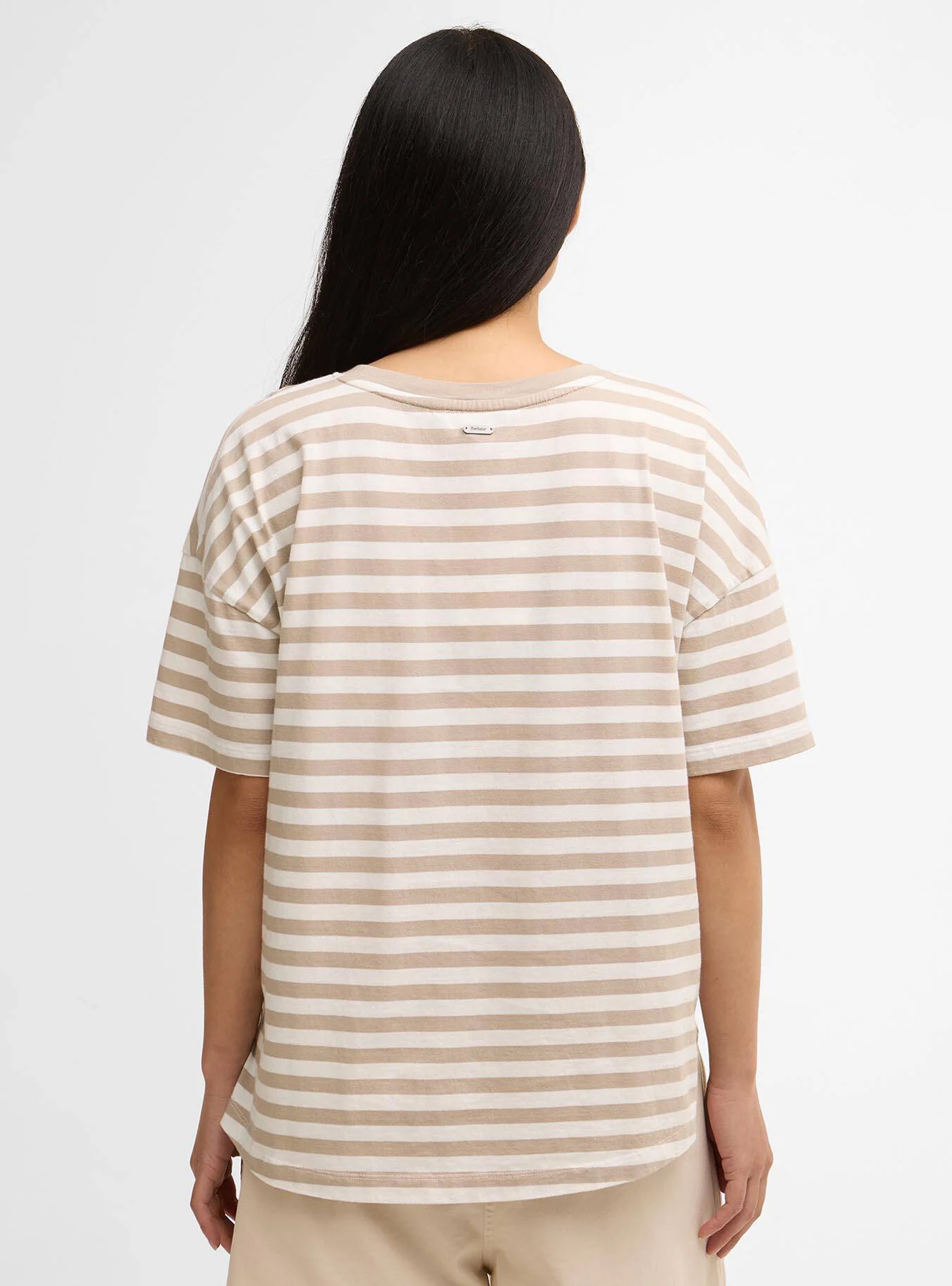 Barbour Adria Striped T-Shirt - Sand