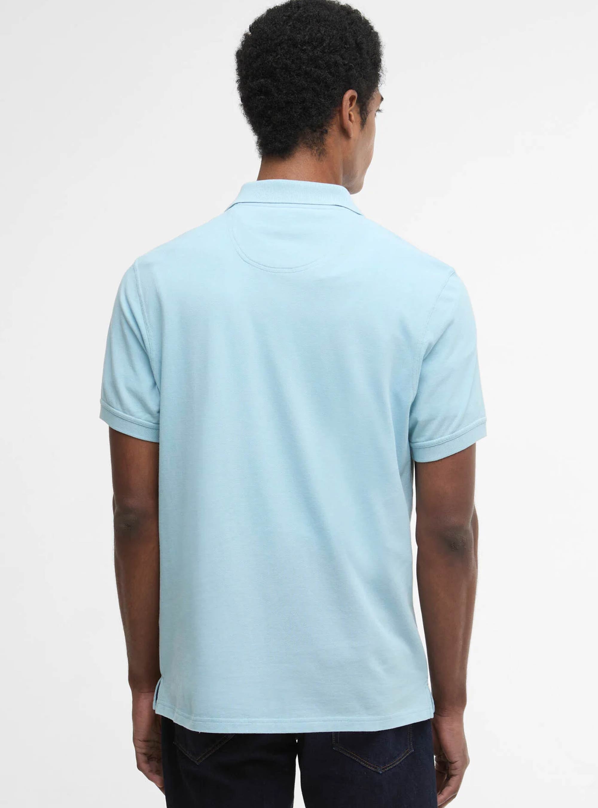 Barbour Lightweight Sports Short-Sleeved Polo Shirt - Blue