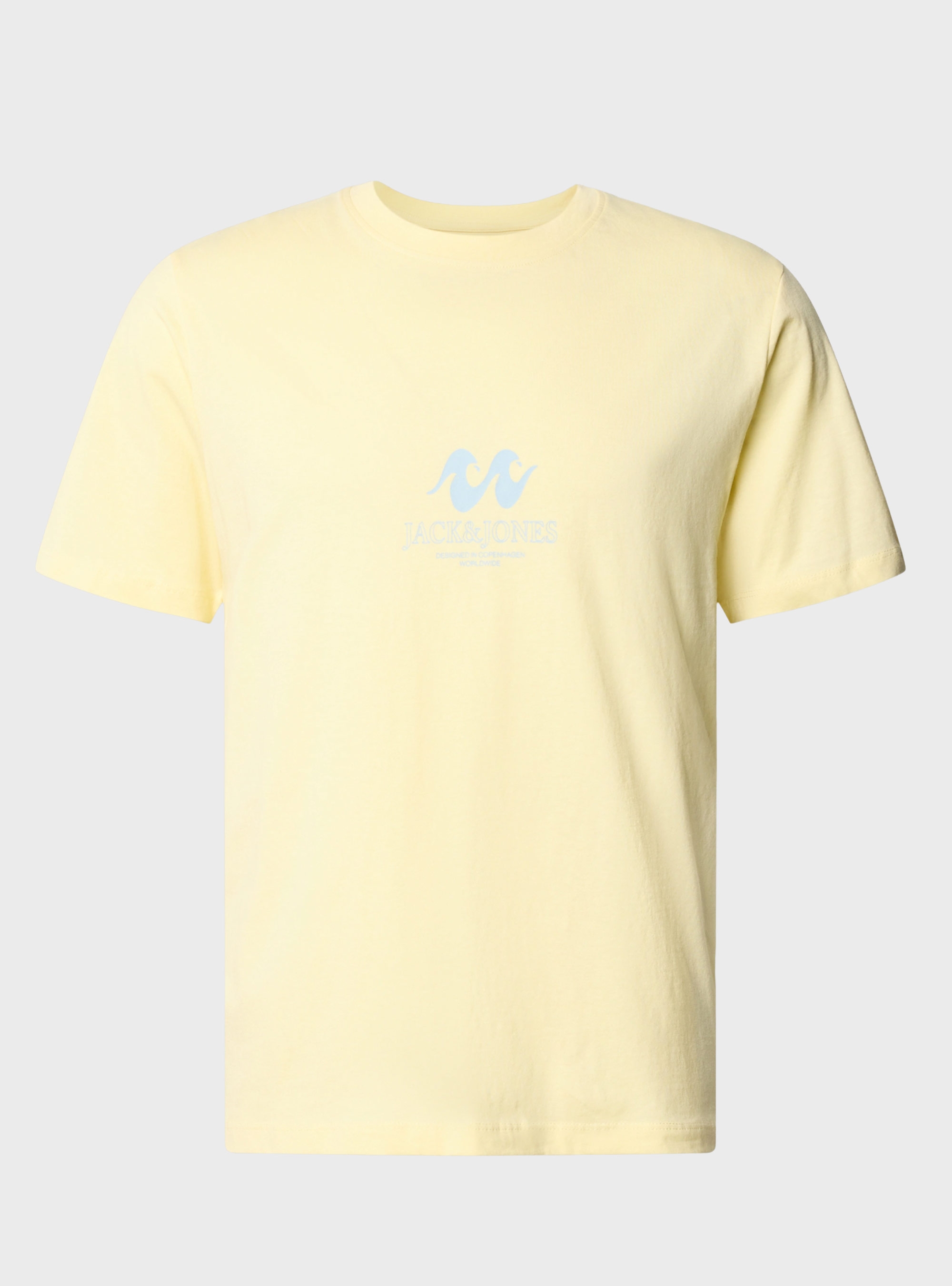 Jack & Jones Hyeres Crew Neck Tee - Yellow