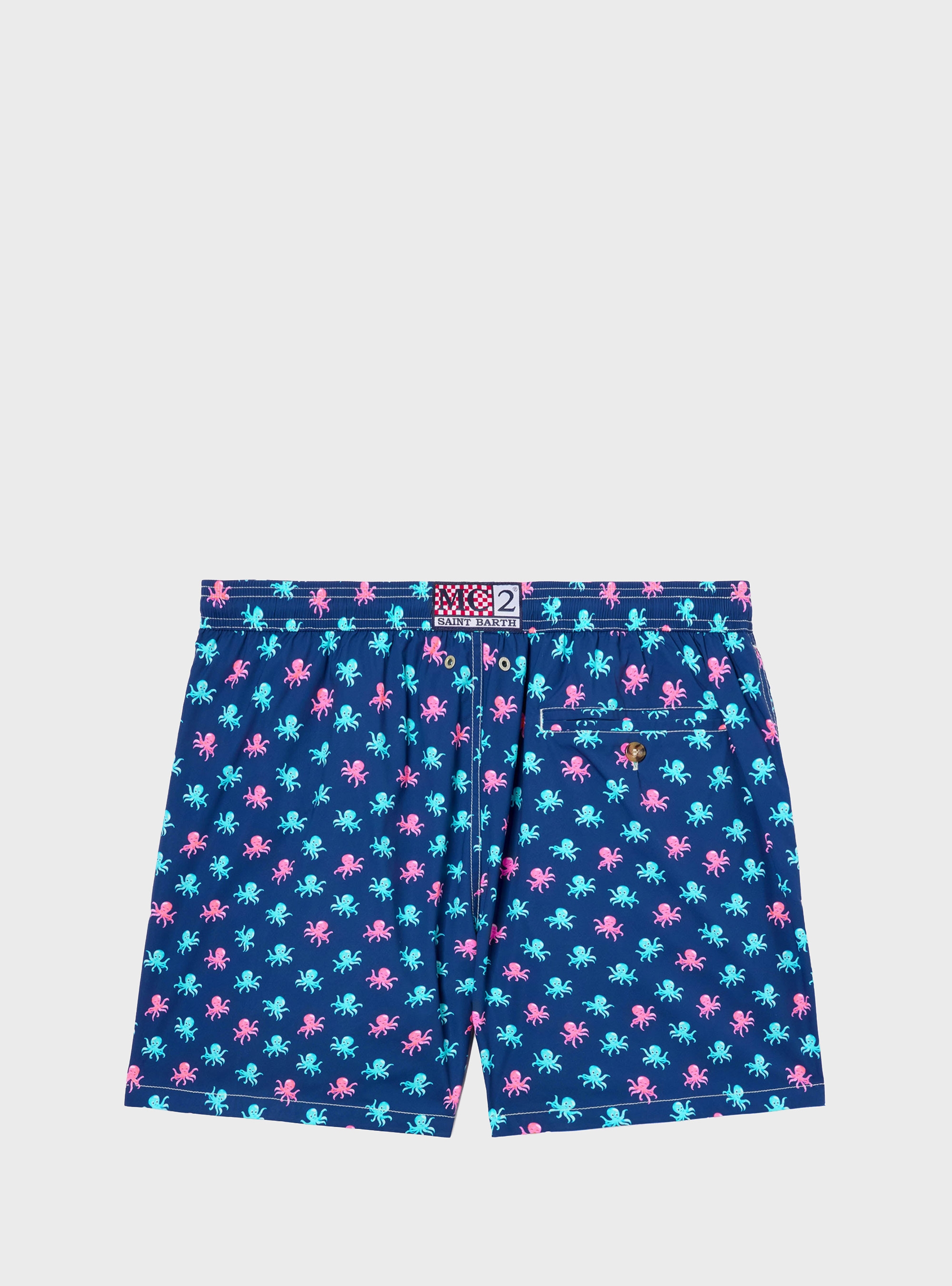 MC2 Saint Barth Lighting Micro Stretch Swimshorts - Blue