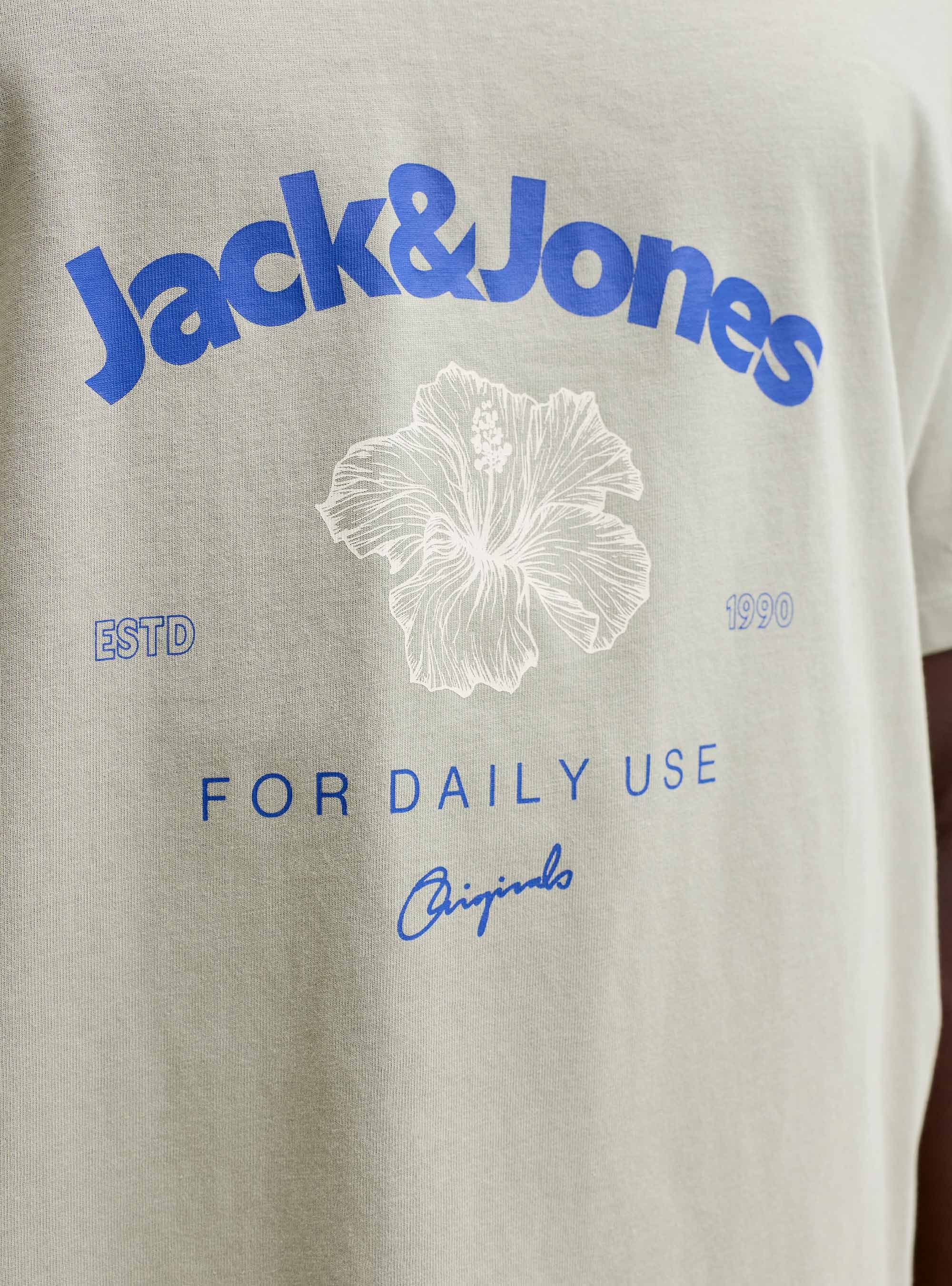 Jack & Jones Riviera Crew Neck Tee - Light Olive