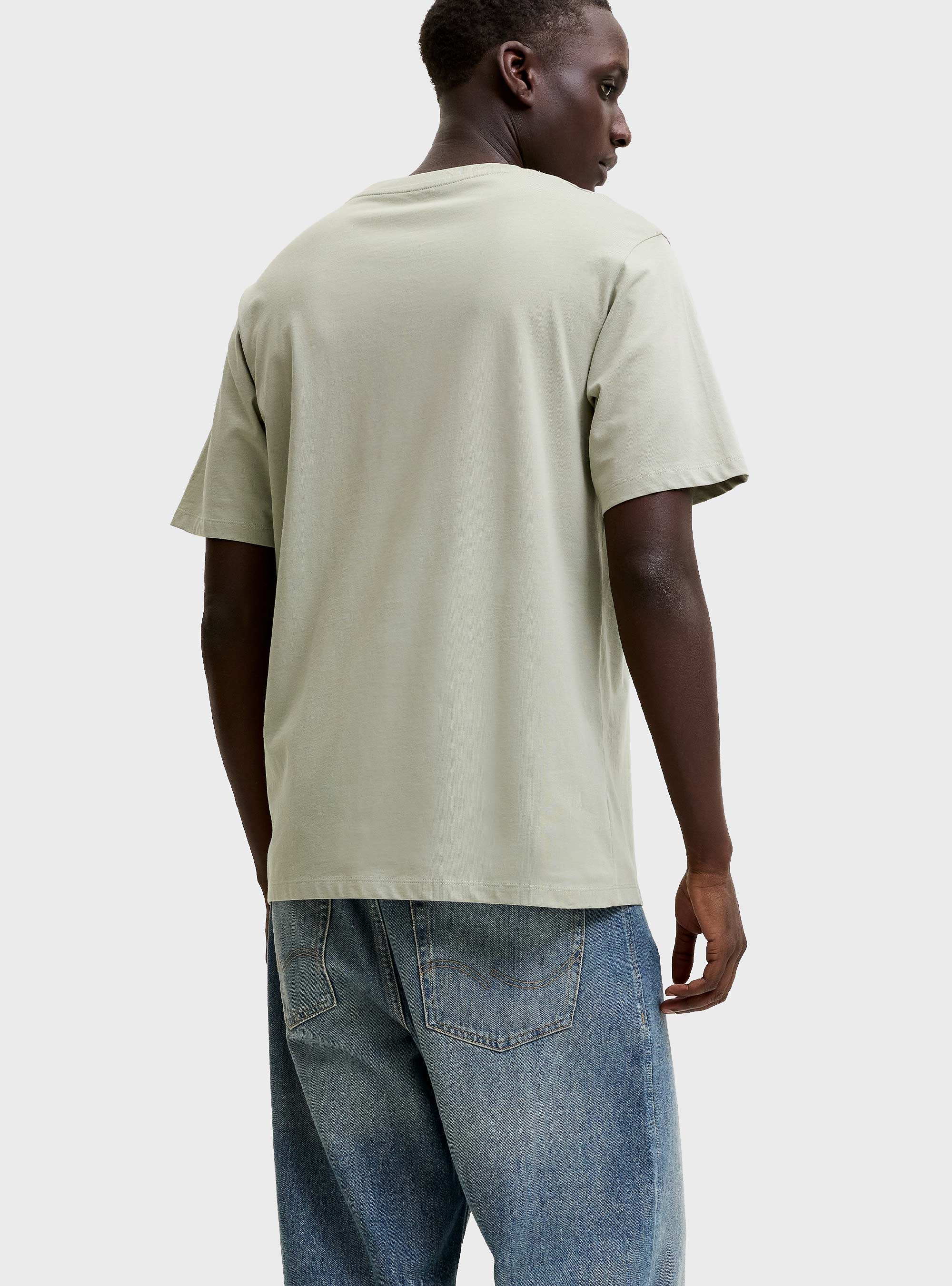 Jack & Jones Riviera Crew Neck Tee - Light Olive