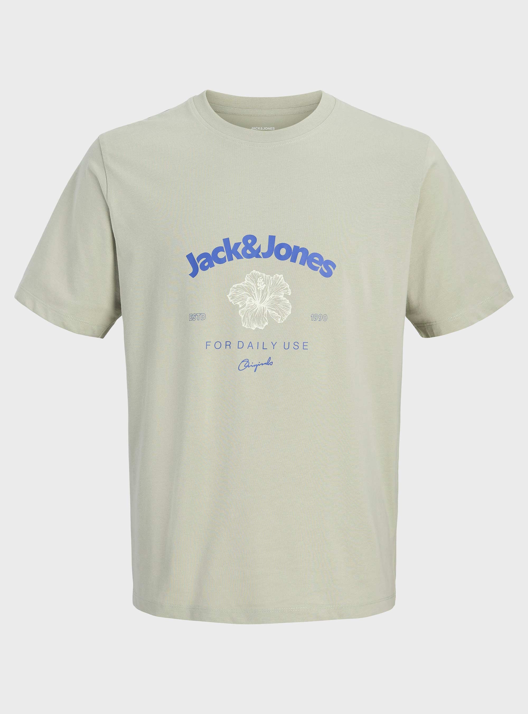 Jack & Jones Riviera Crew Neck Tee - Light Olive