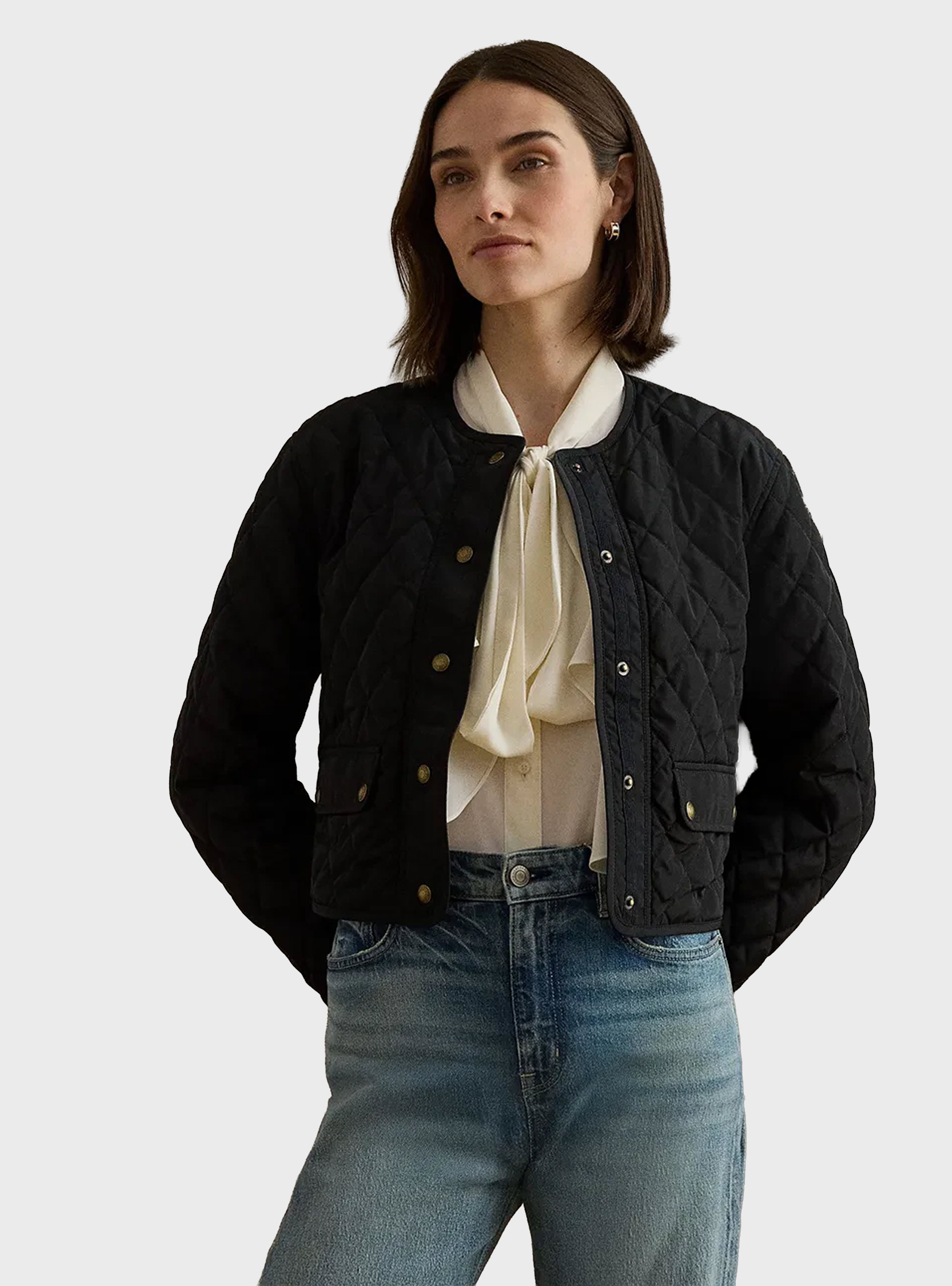LAUREN Ralph Lauren Quilted Jacket - Black