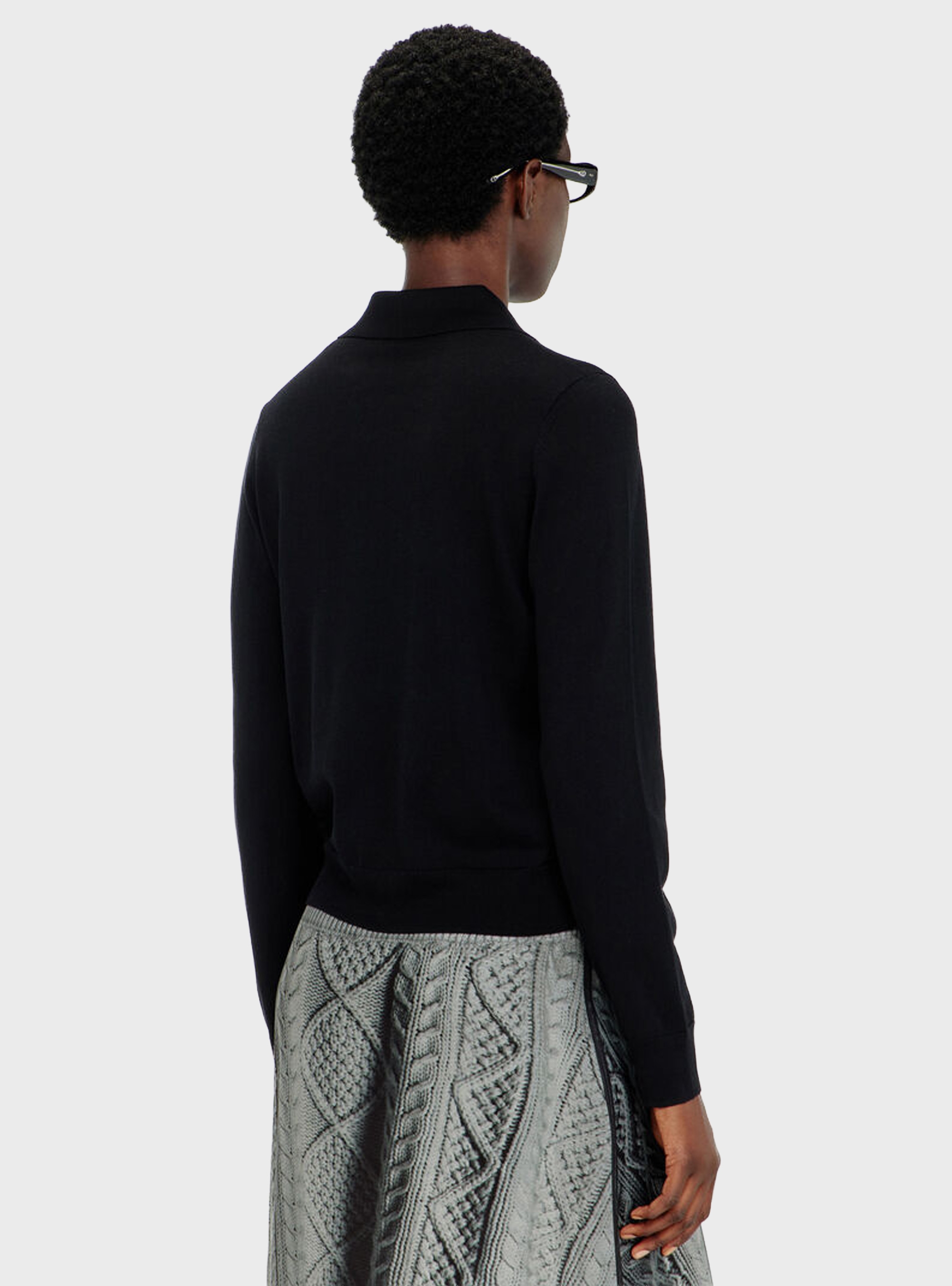Diesel M-Lilli Top - Black & White