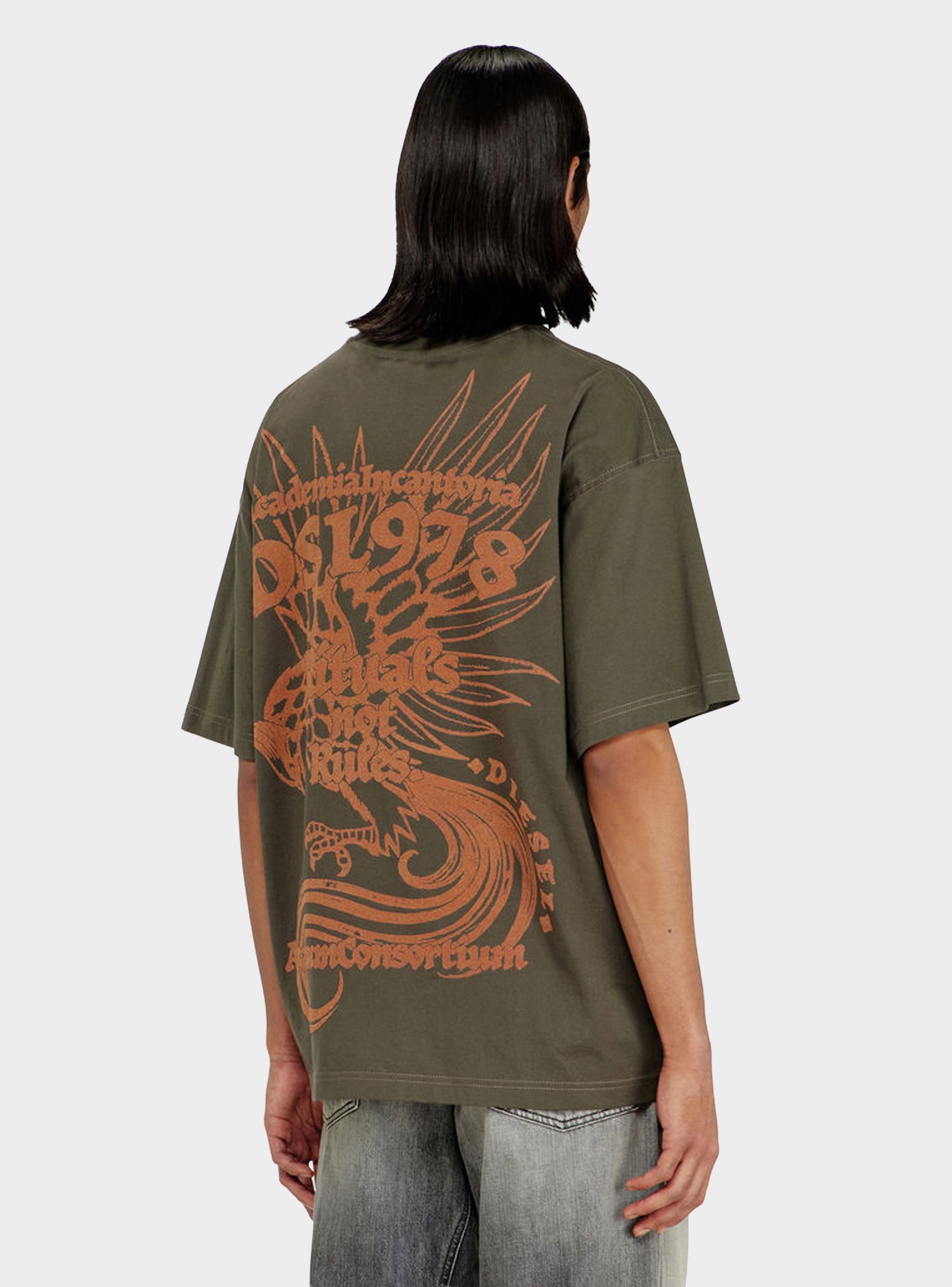 Diesel T-Boxt-Aa11 T-Shirt - Dark Olive Green