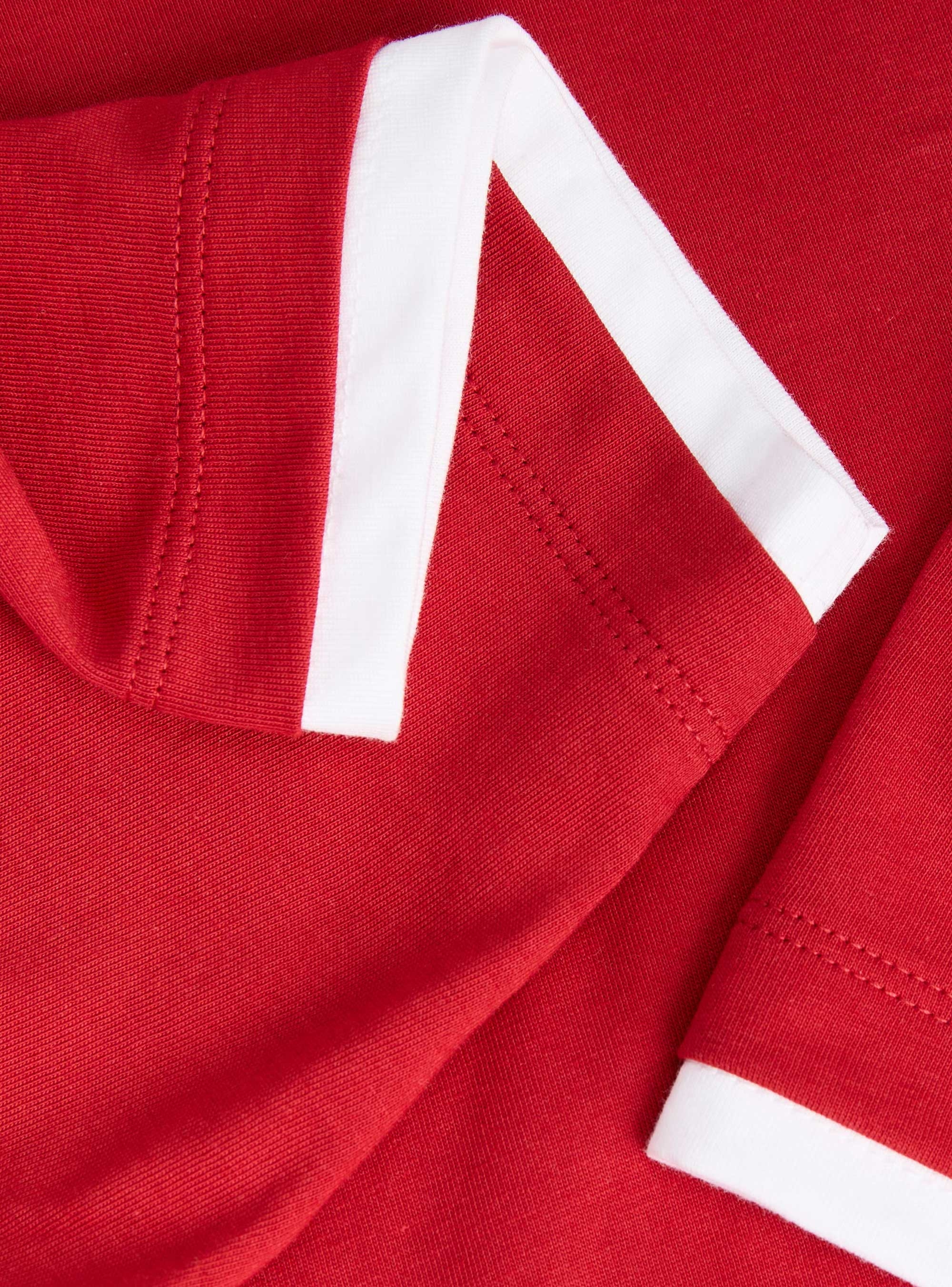 JJXX Andrea Cropped Contrast Tee - Red