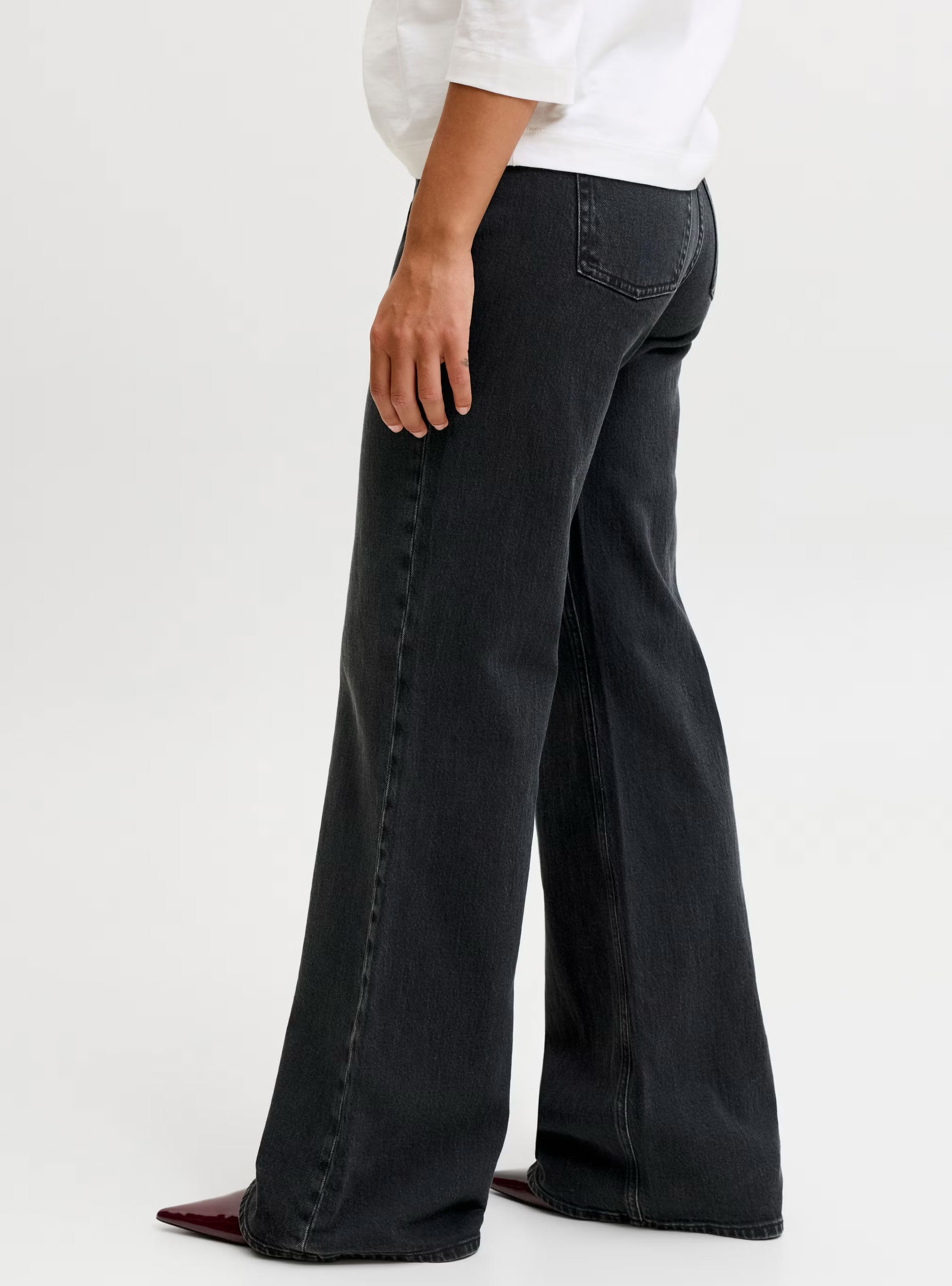 JJXX Rome Flared Mid Waist C392 Jeans - Black Denim