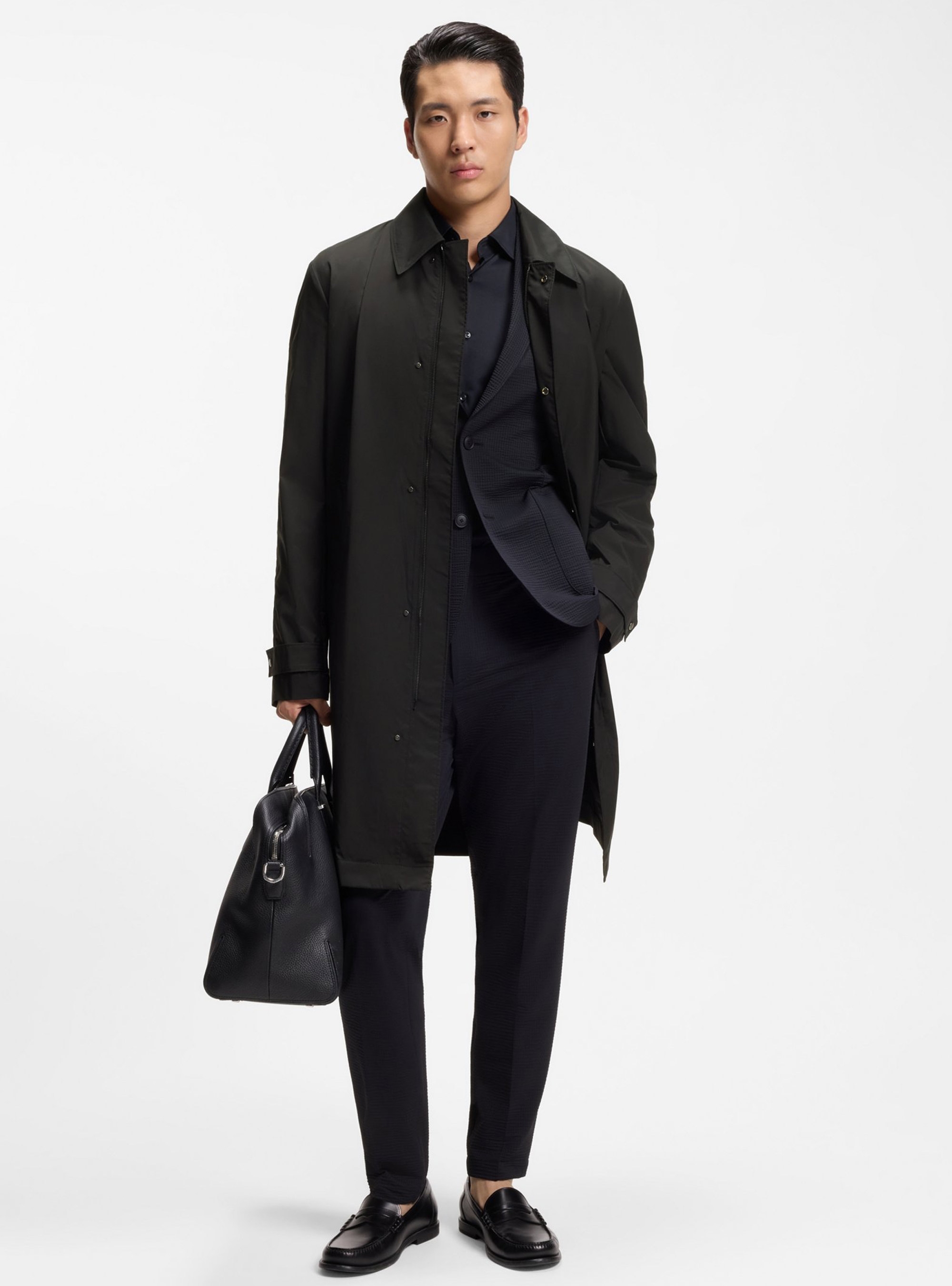BOSS Coat  P-Clark-N-263F - Black