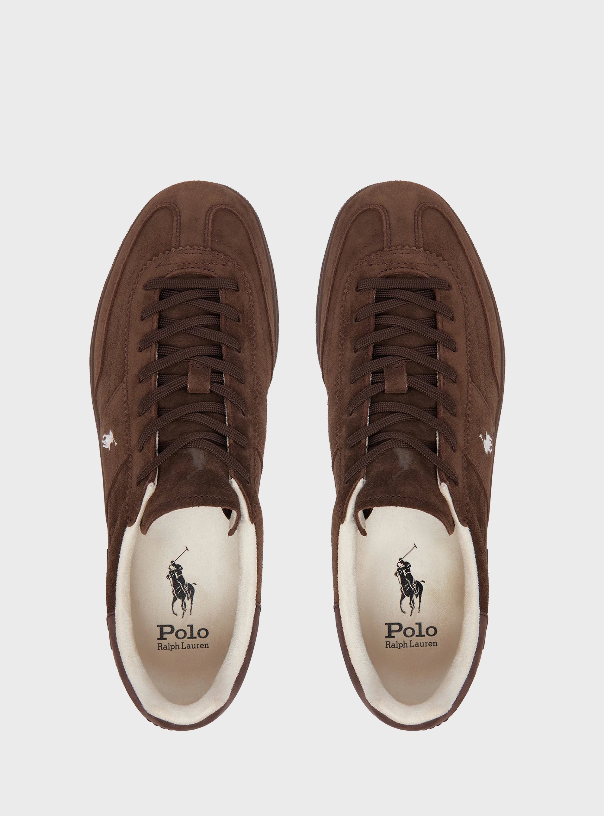 Polo Ralph Lauren Bedford Suede Trainers - Brown