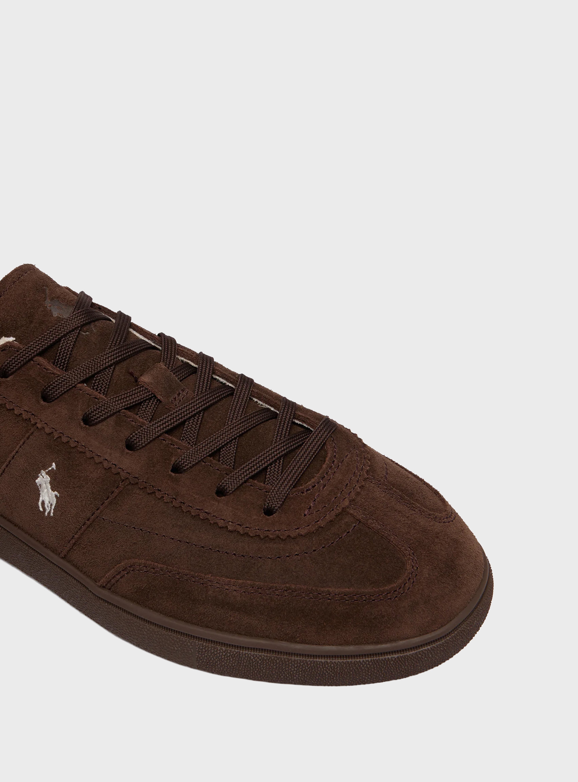 Polo Ralph Lauren Bedford Suede Trainers - Brown