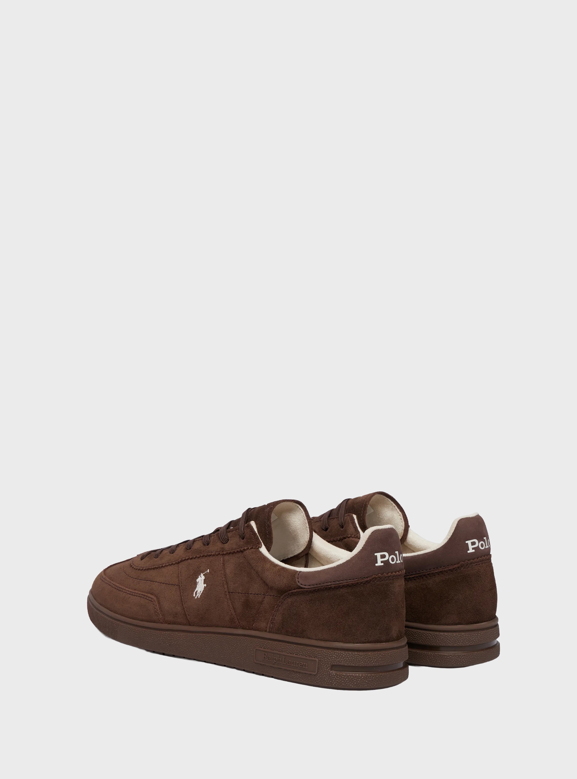 Polo Ralph Lauren Bedford Suede Trainers - Brown