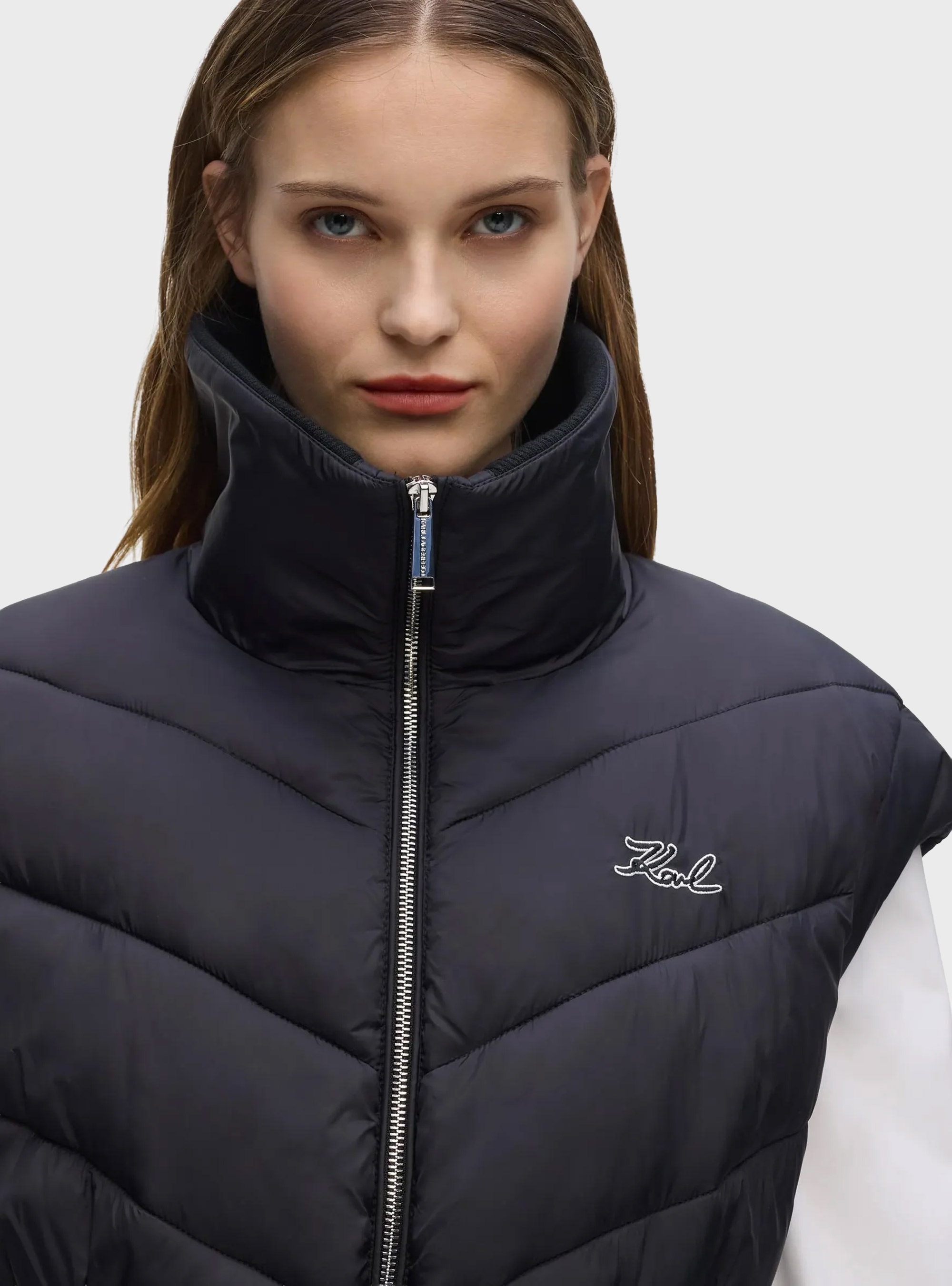 Karl Lagerfeld Lightweight Gilet - Black