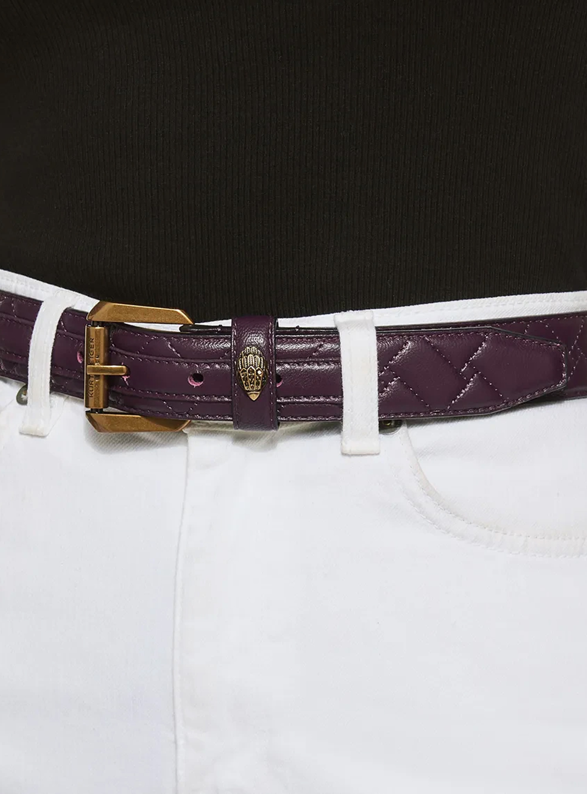 Kurt Geiger Kensington 30 Belt - Purple