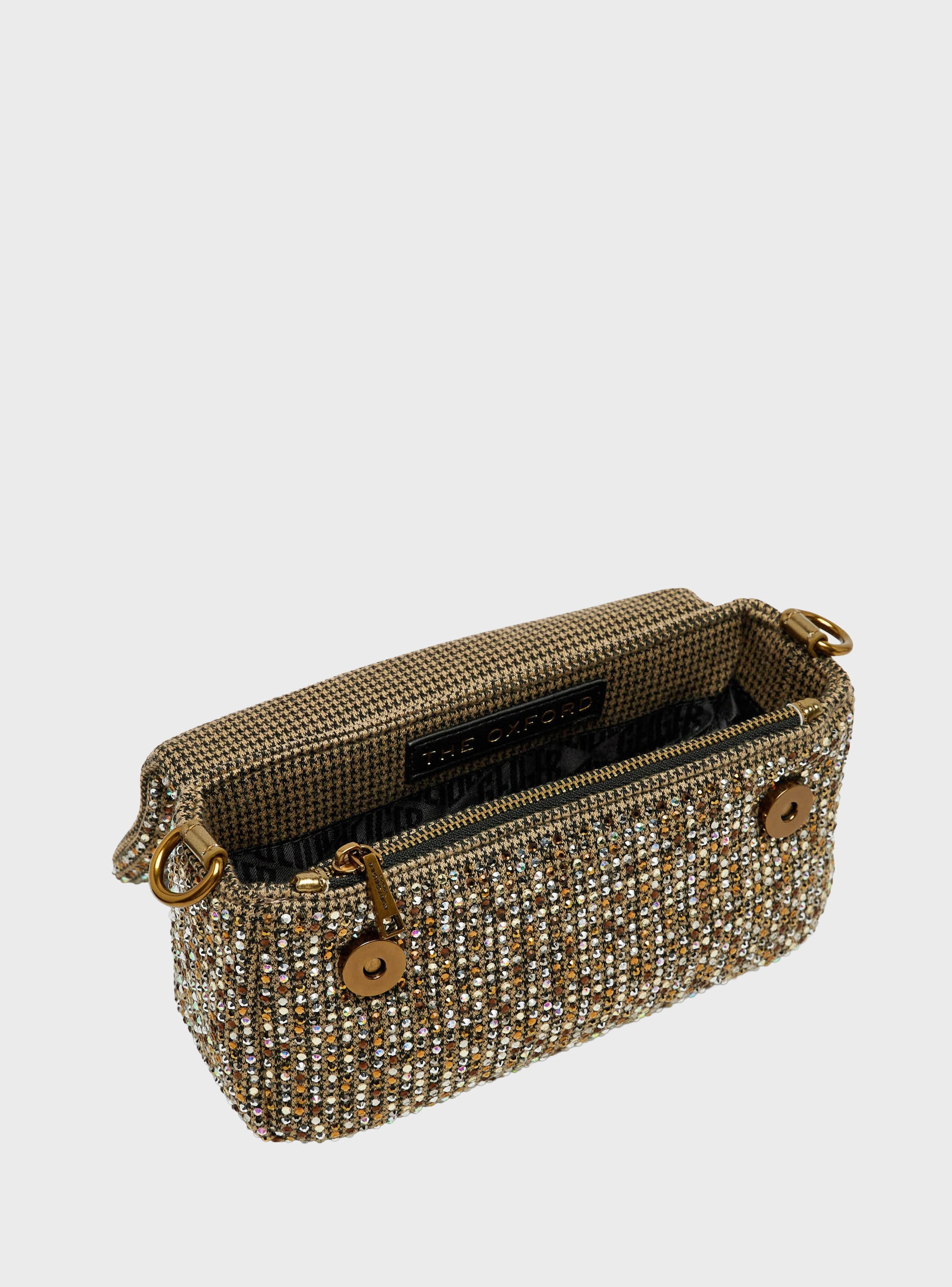 Kurt Geiger Fabric Mini Oxford Bag - Beige