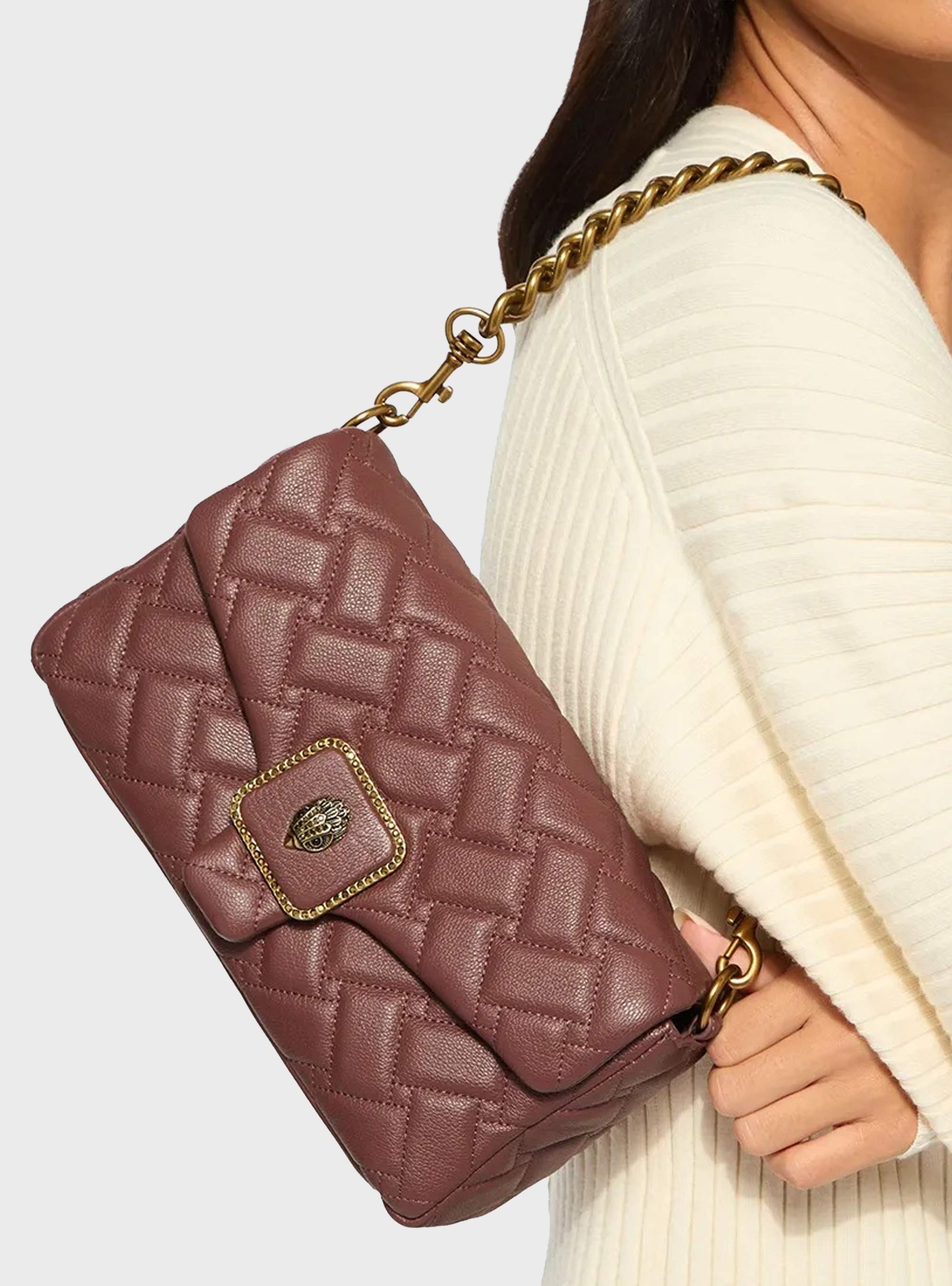 Kurt Geiger Pimlico Shoulder Bag - Bordeaux
