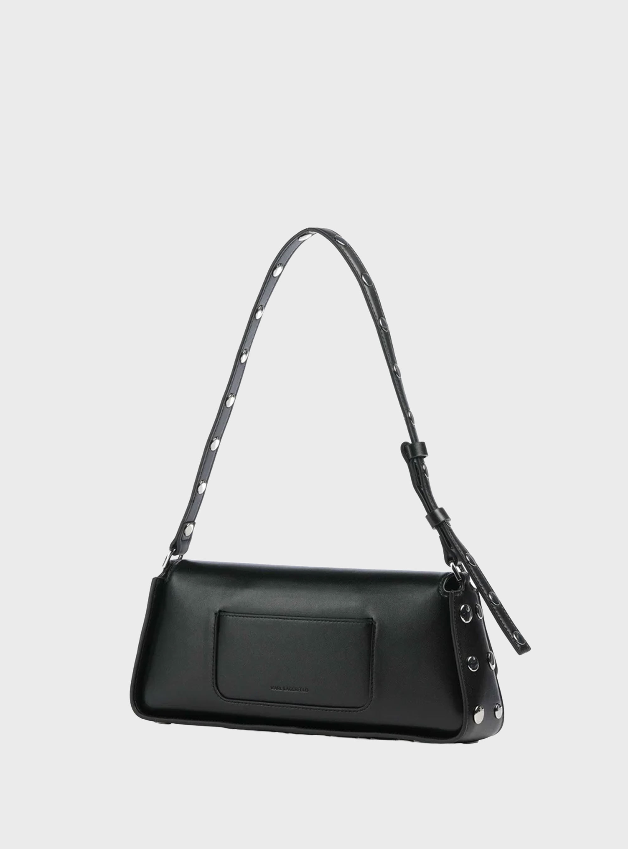 Karl Lagerfeld K/Signature Shoulder Bag - Black