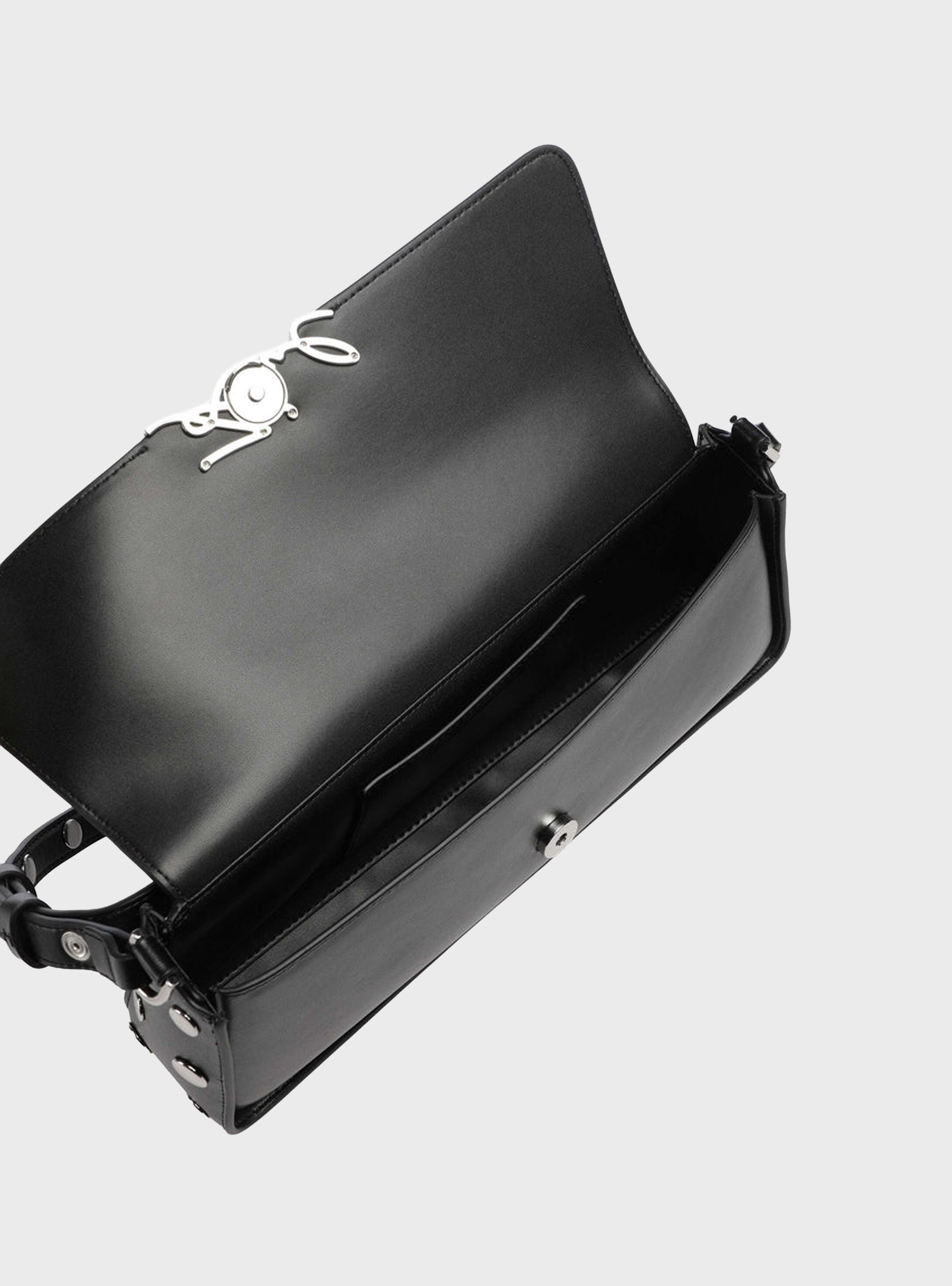 Karl Lagerfeld K/Signature Shoulder Bag - Black