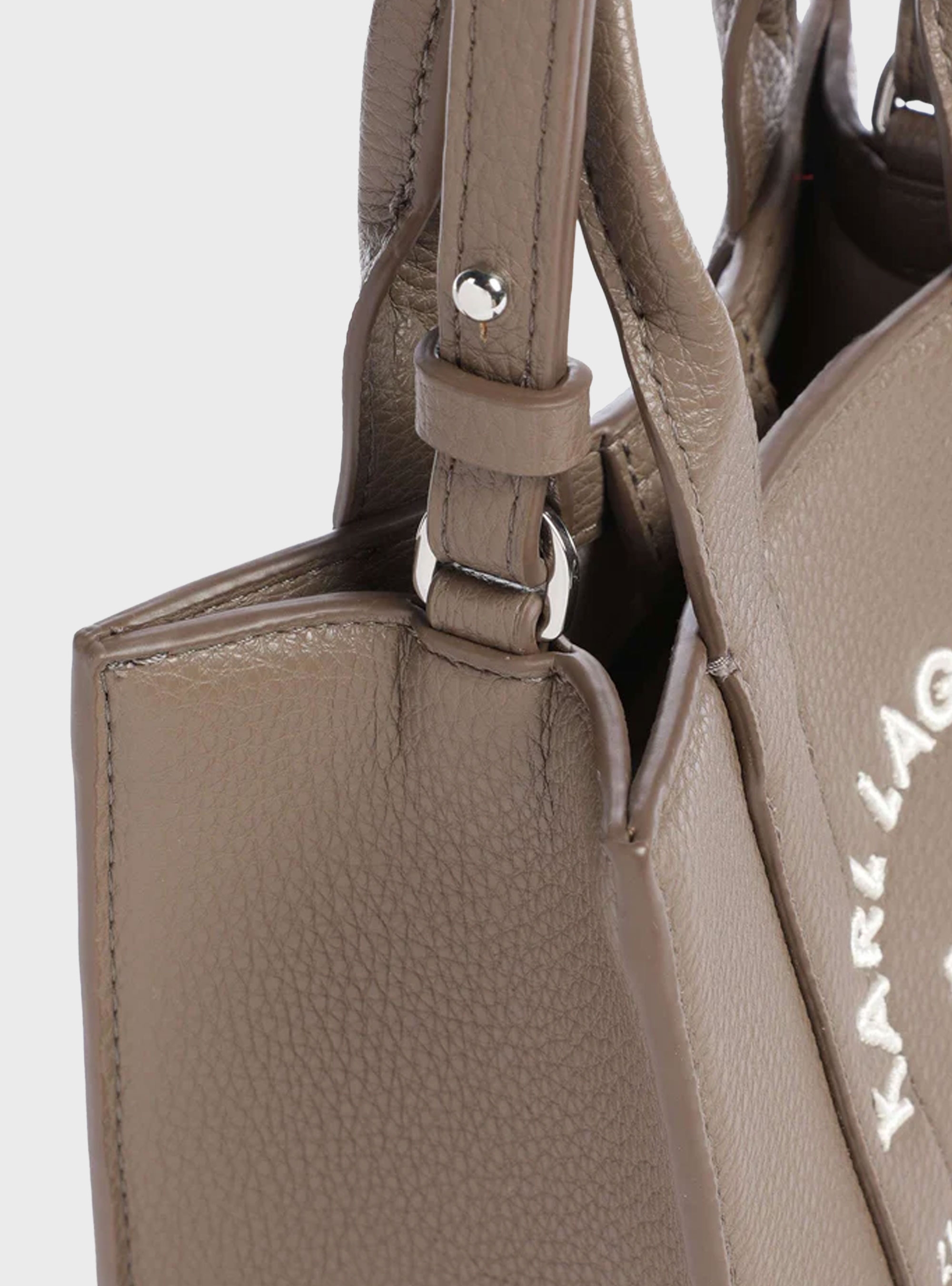Karl Lagerfeld Rue St-Guillaume Mini Tote Bag - Taupe