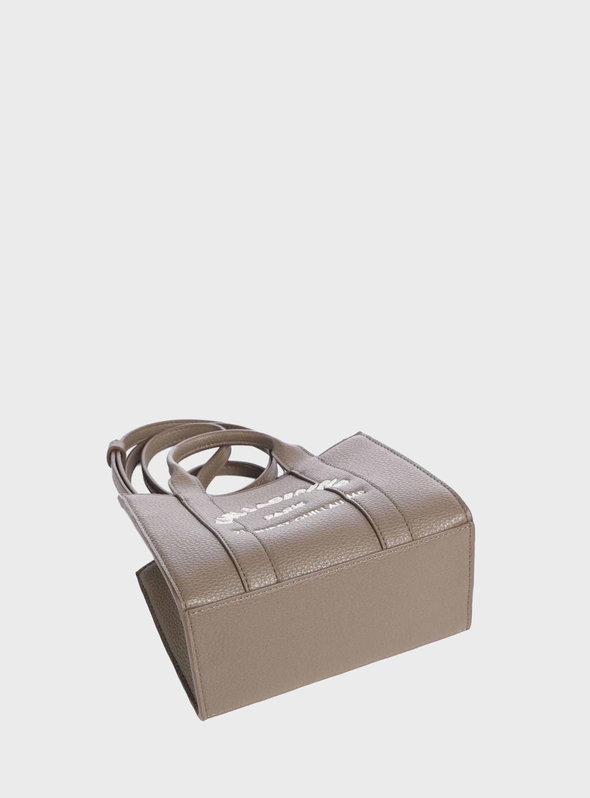 Karl Lagerfeld Rue St-Guillaume Mini Tote Bag - Taupe