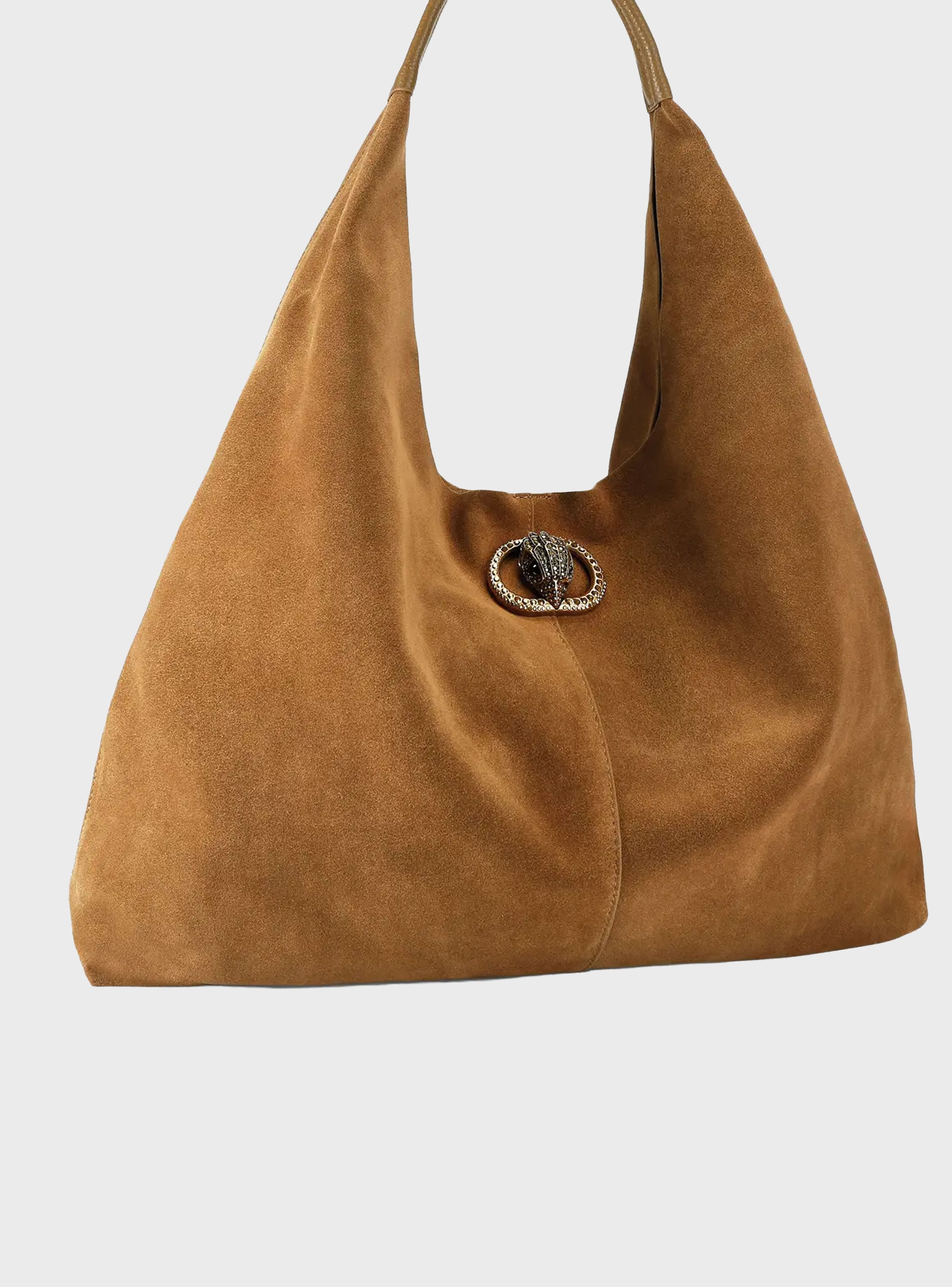 Kurt Geiger Large Chelsea Slouch Hobo Bag - Tan