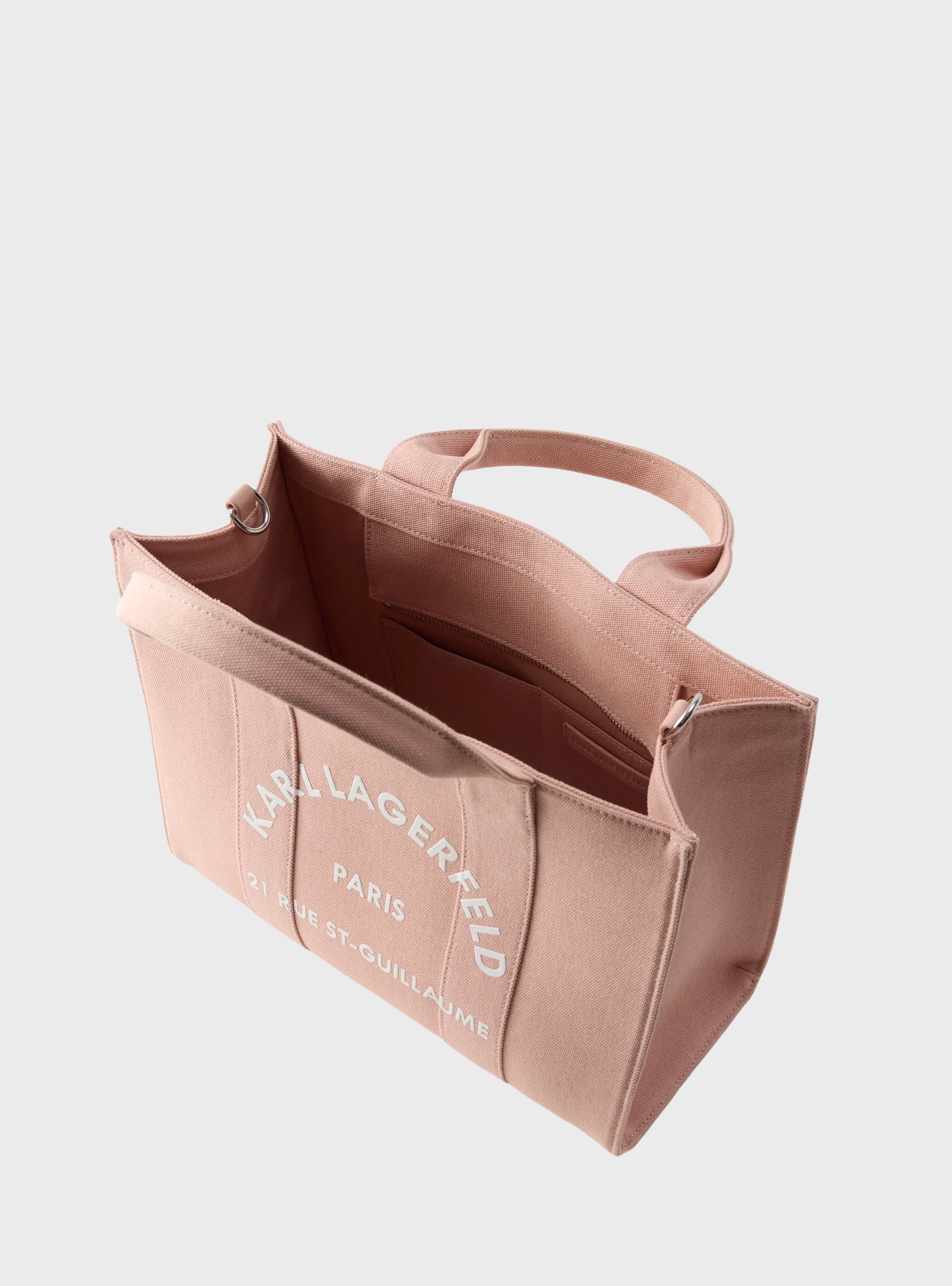 Karl Lagerfeld Rue St-Guillaume Medium Square Tote Bag - Pink