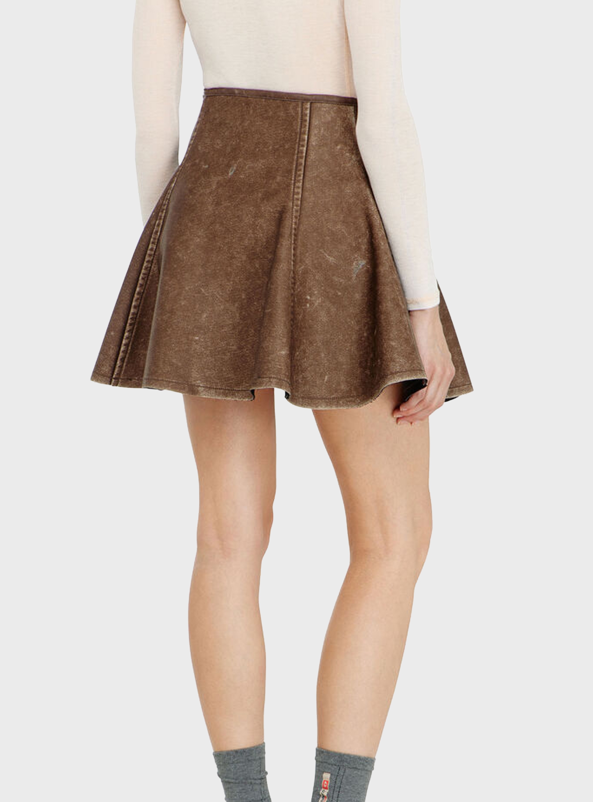 Diesel O-Erina Skirt - Rust Brown