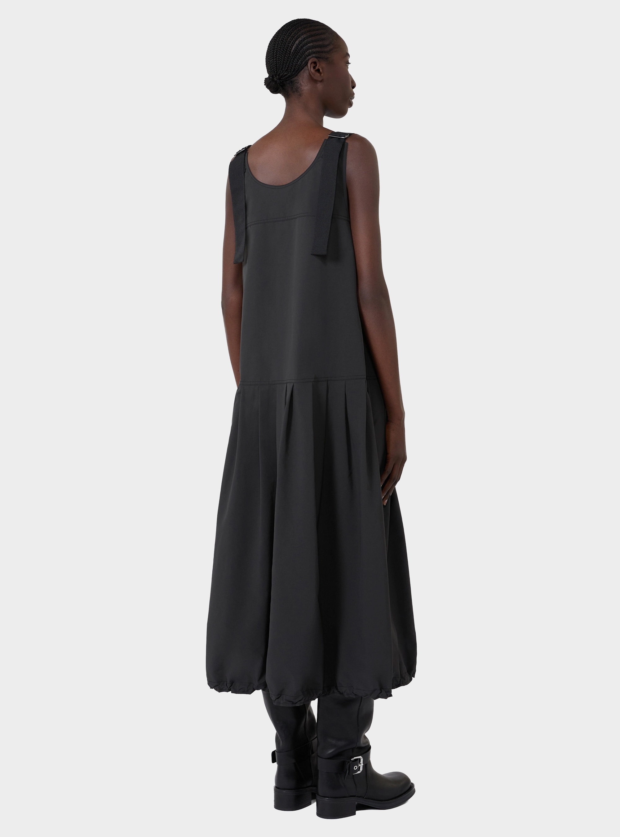 Weekend Max Mara Sleeveless water-repellent canvas dress - Black