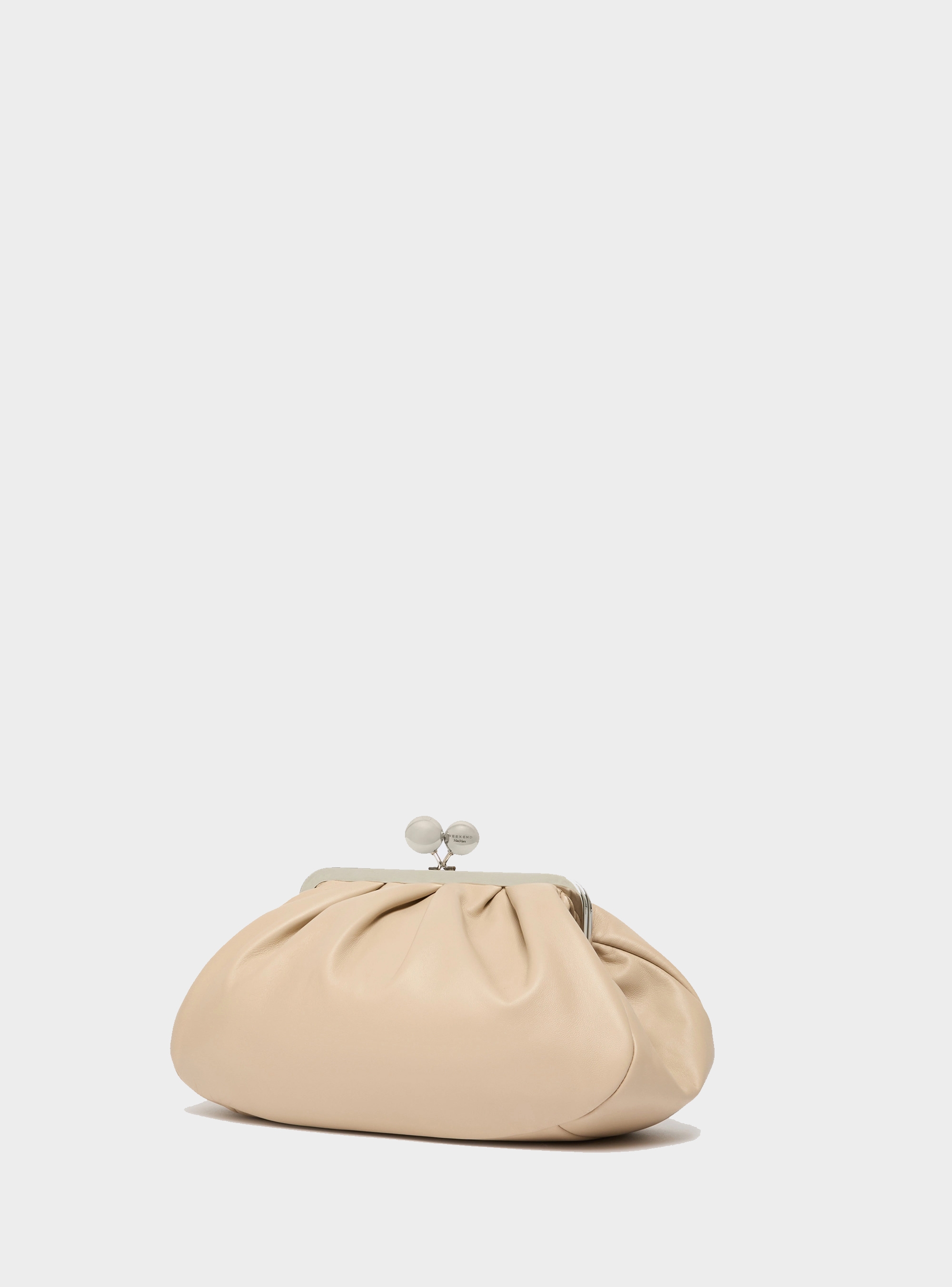 Weekend Max Mara Medium sheepskin Pasticcino Bag - Natural