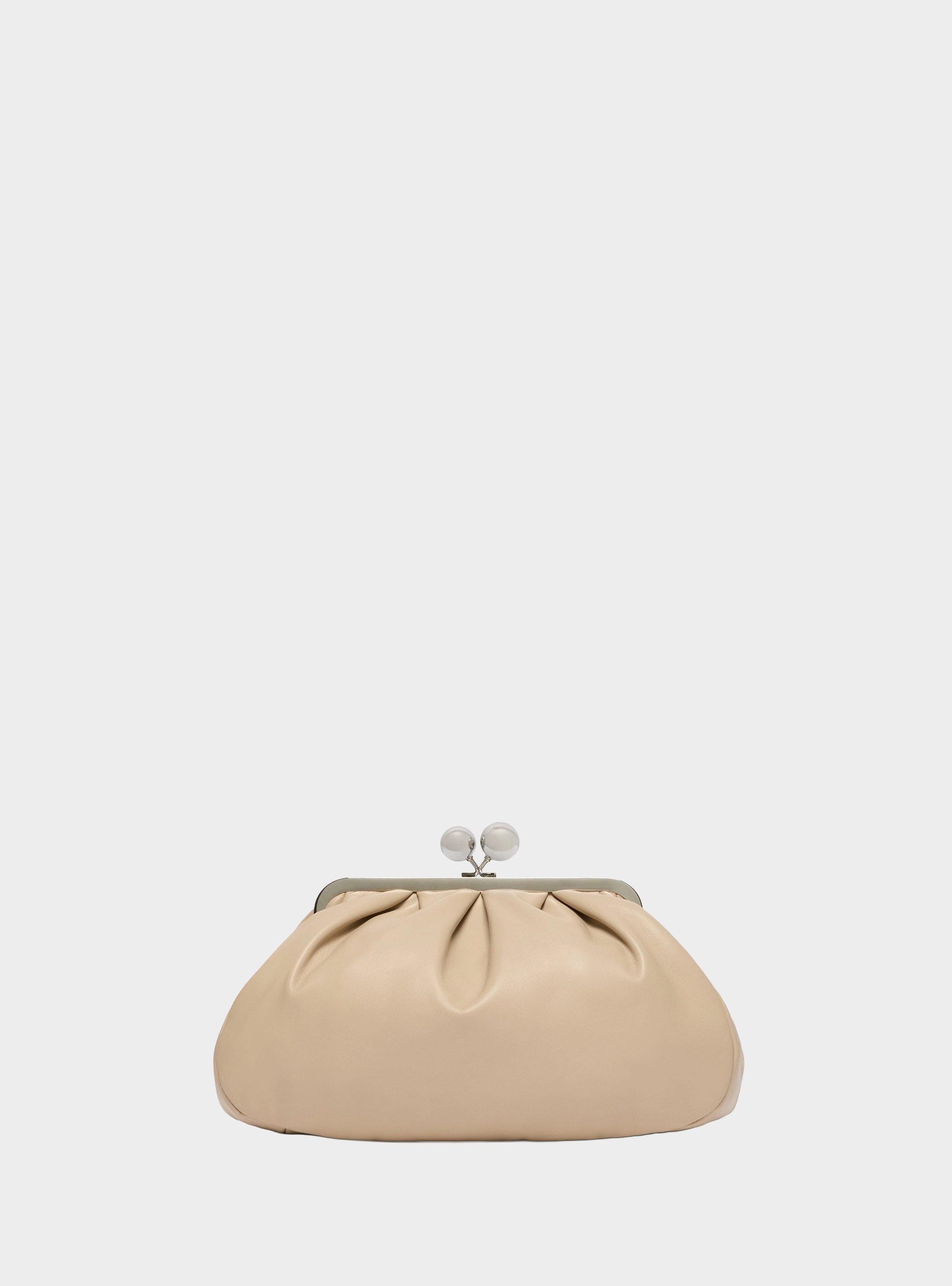 Weekend Max Mara Medium sheepskin Pasticcino Bag - Natural