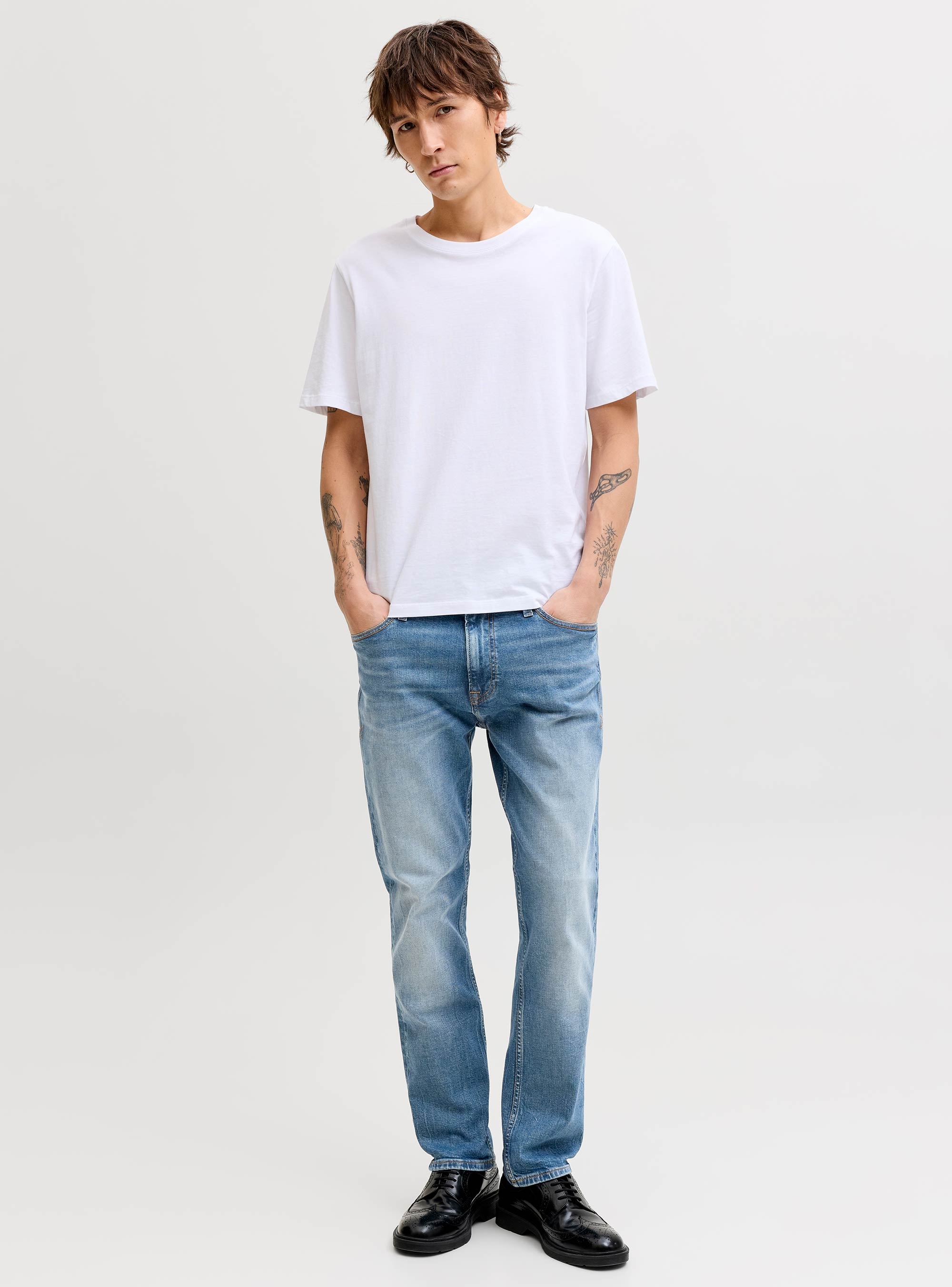 Jack & Jones Clark Vintage Cb 158 Jeans - Medium Aged Denim