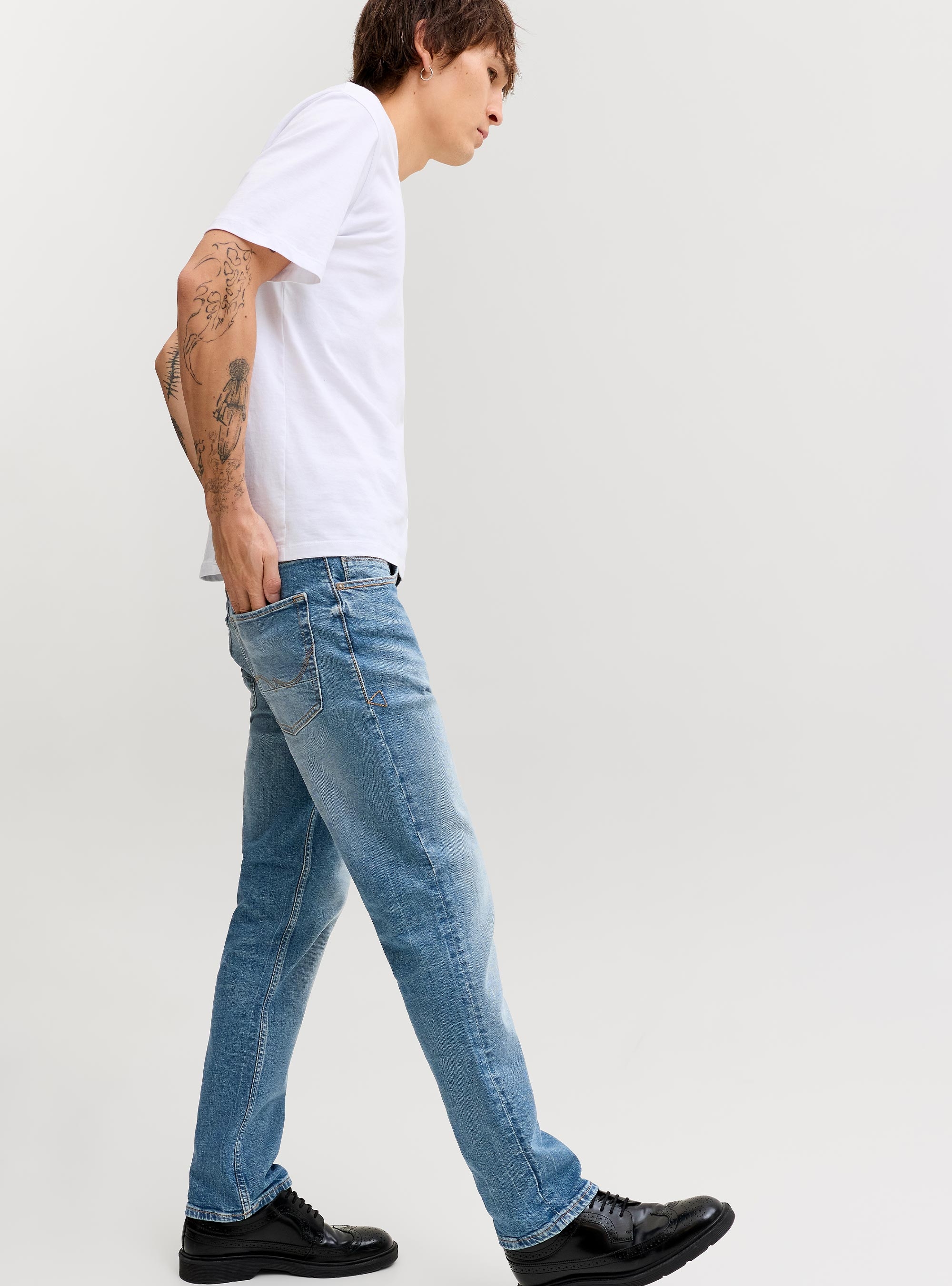 Jack & Jones Clark Vintage Cb 158 Jeans - Medium Aged Denim