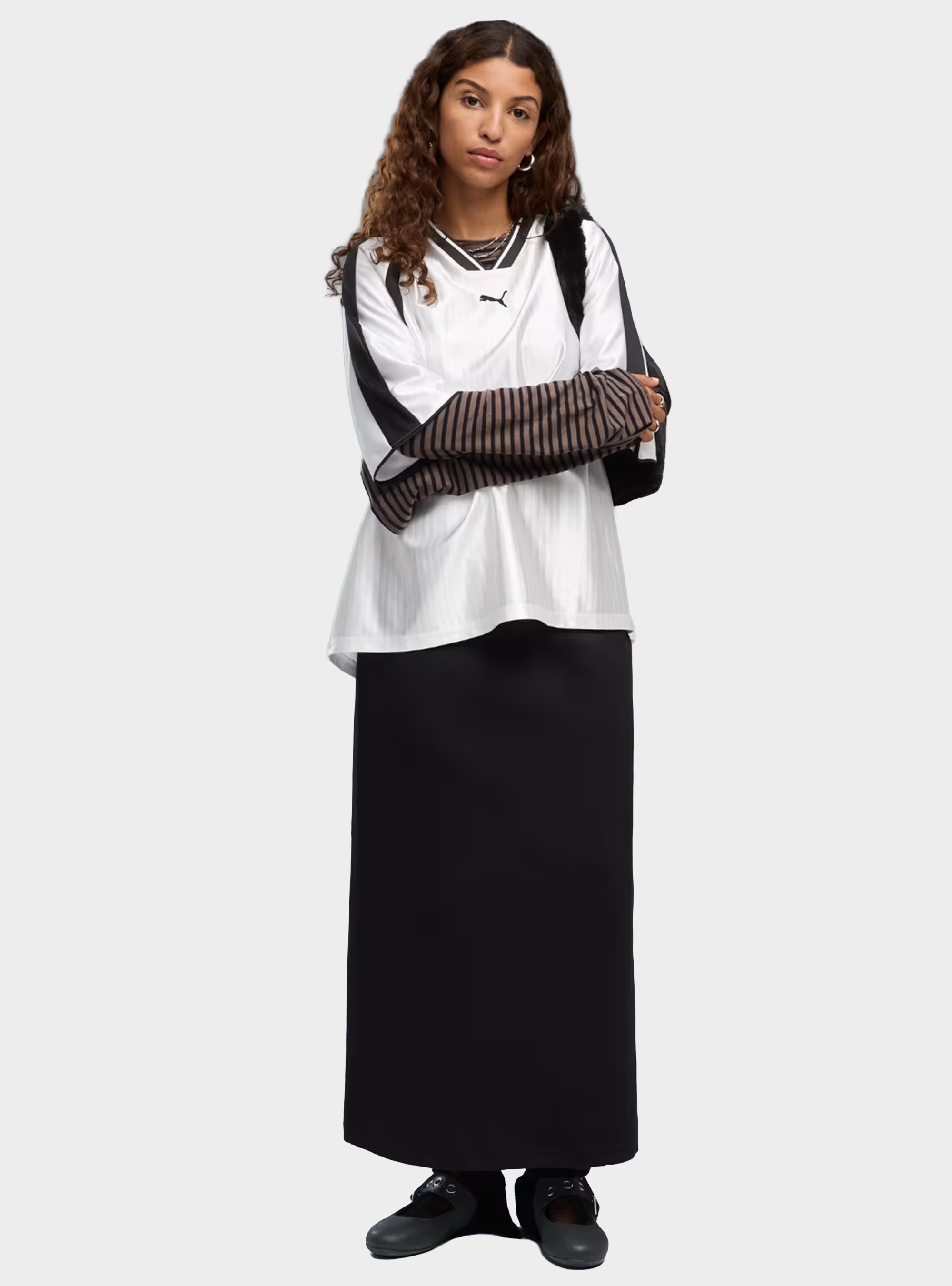 PUMA T7 Oversized Football Jersey - White