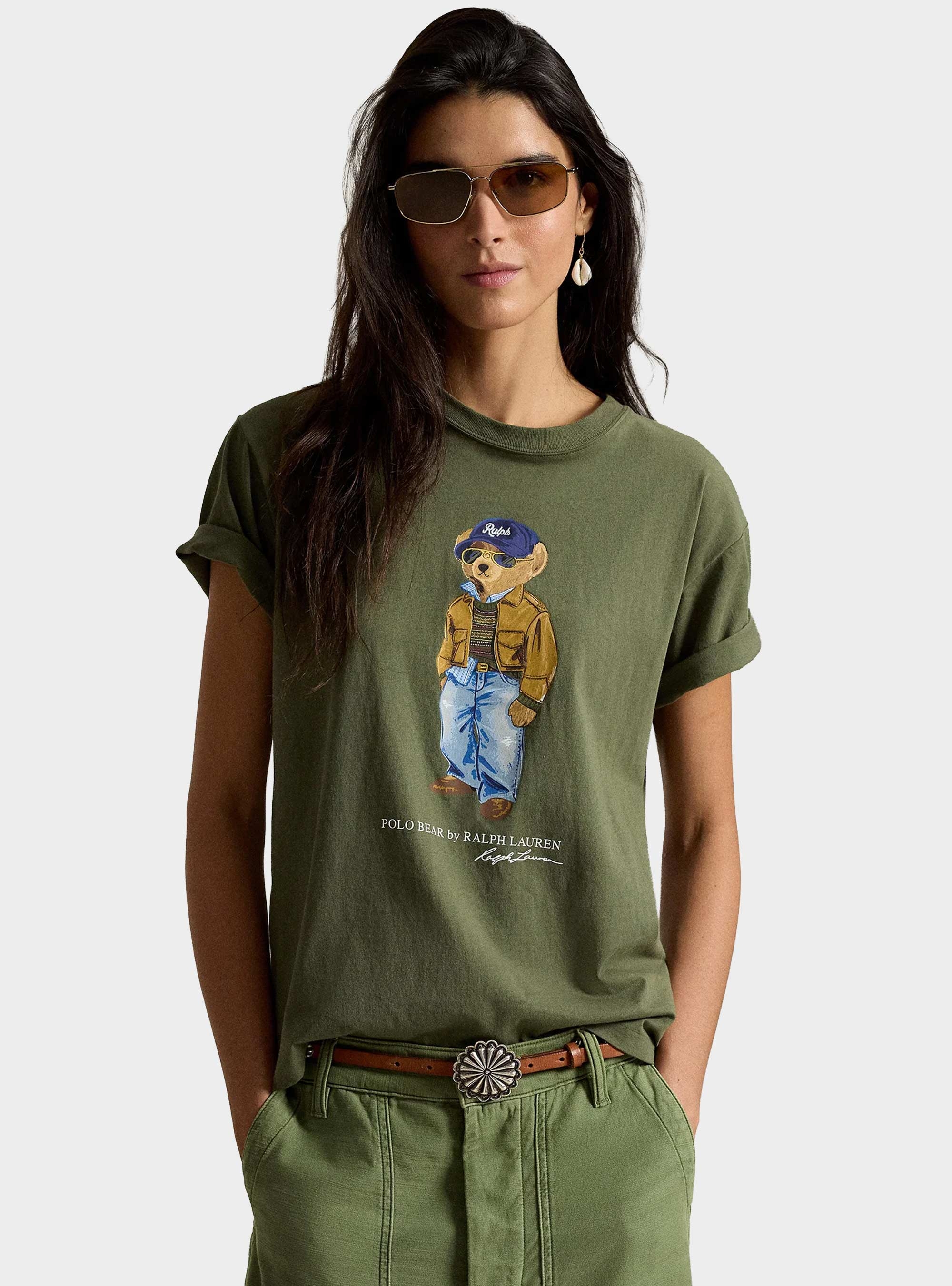 Polo Ralph Lauren Polo Bear Cotton Jersey T-Shirt - Olive 