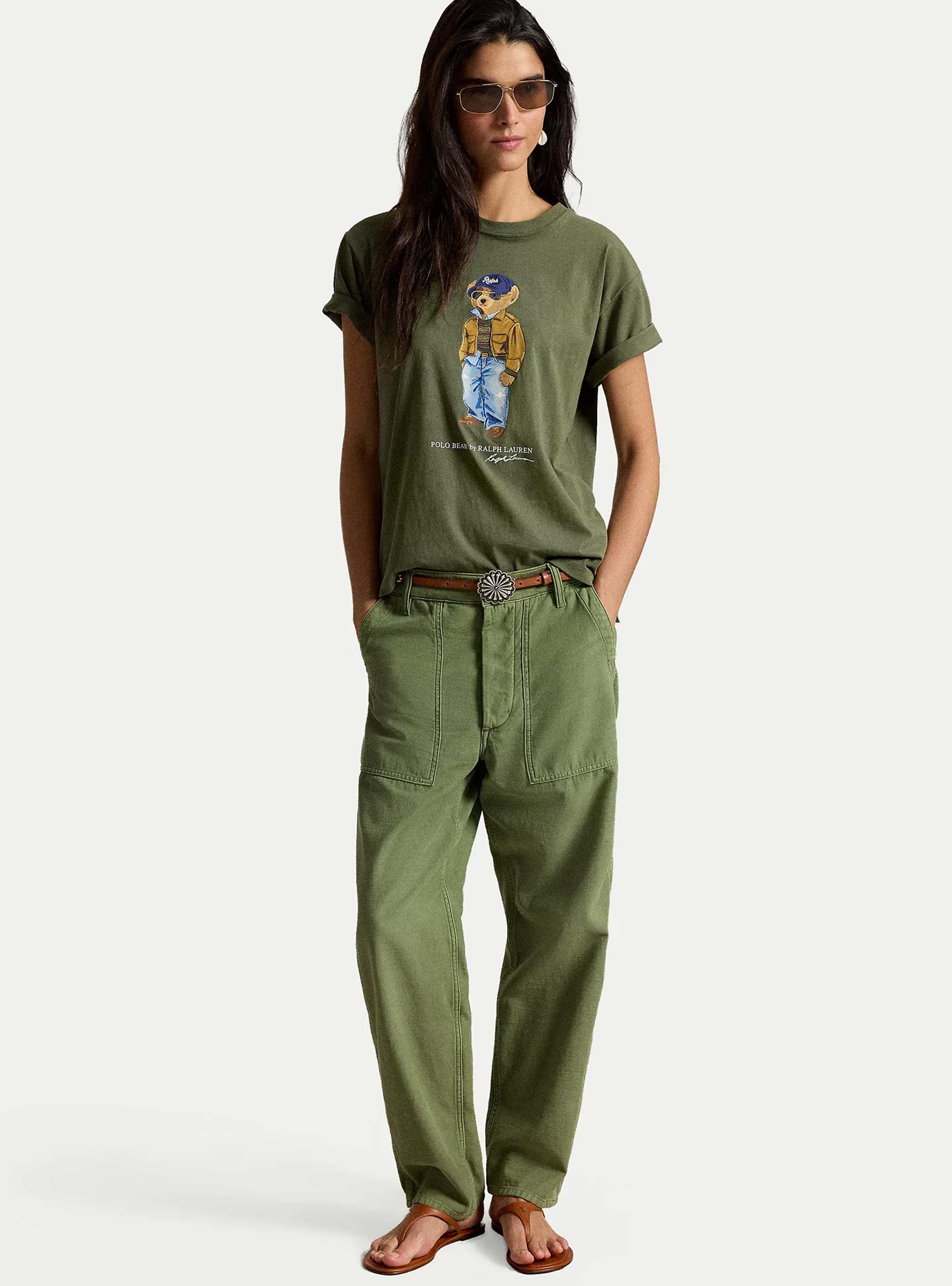Polo Ralph Lauren Polo Bear Cotton Jersey T-Shirt - Olive 