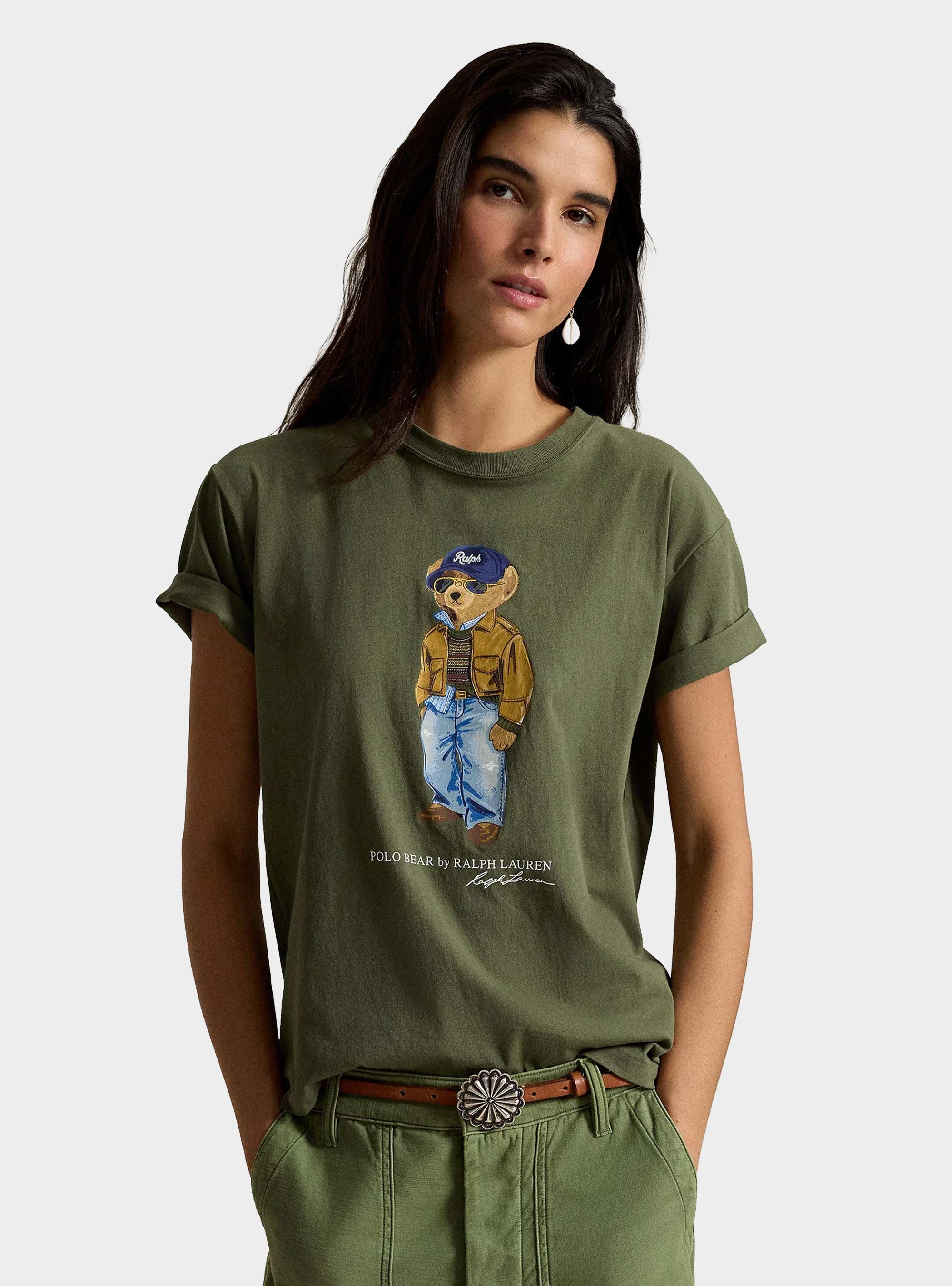 Polo Ralph Lauren Polo Bear Cotton Jersey T-Shirt - Olive 
