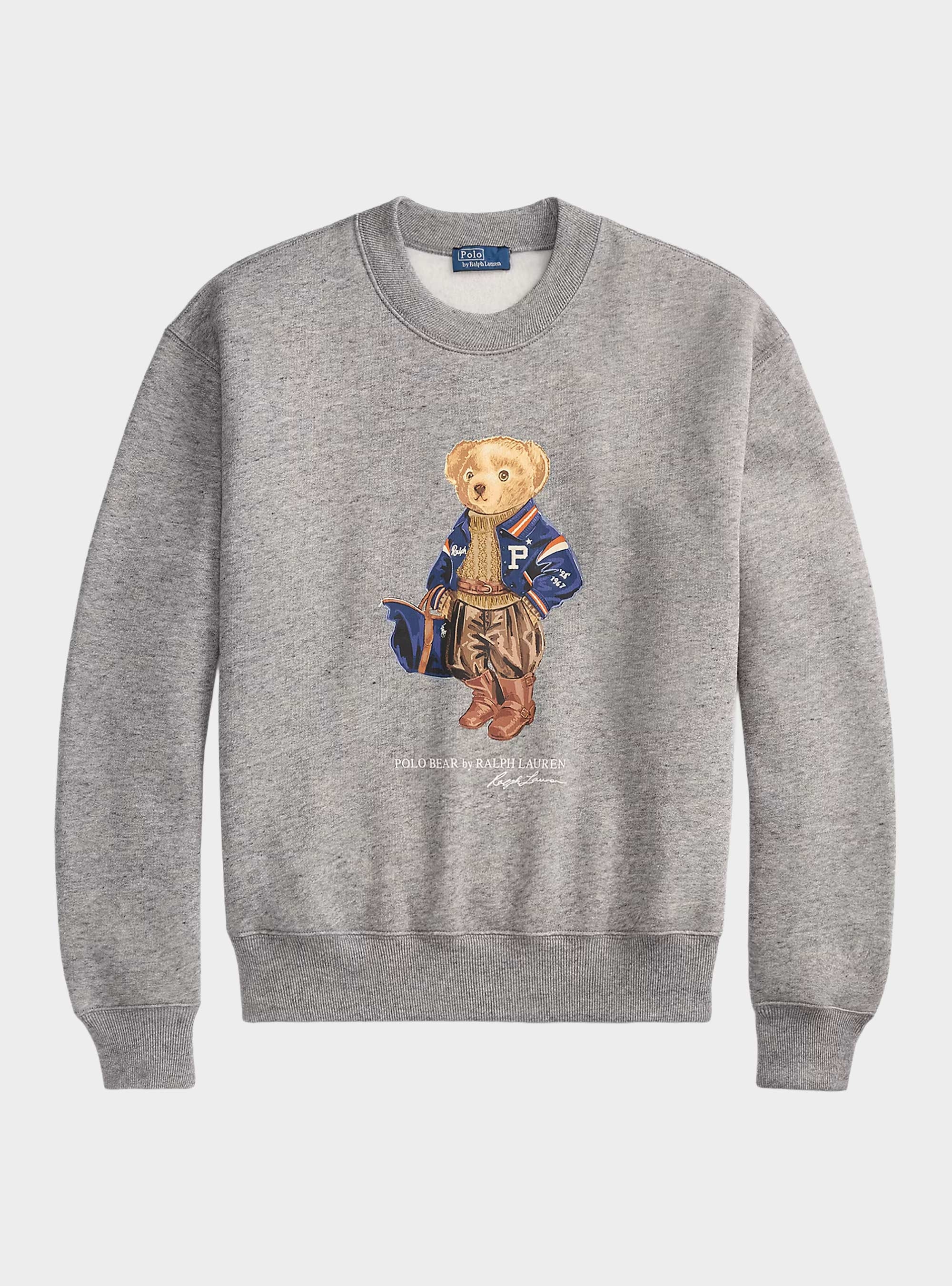 Polo Ralph Lauren Polo Bear Fleece Crewneck - Dark Grey Melange 