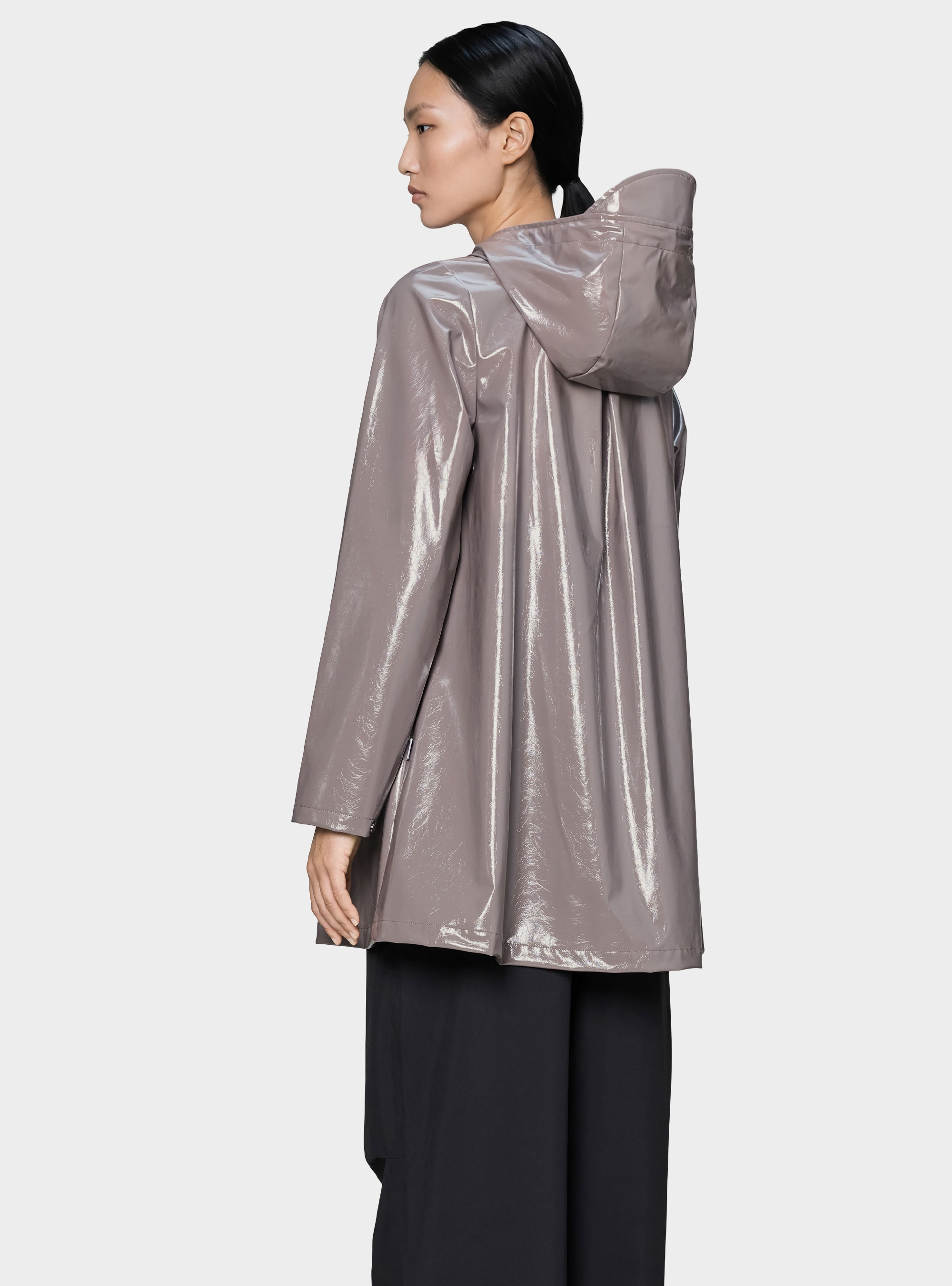 Rains A-Line W Jacket - Taupe