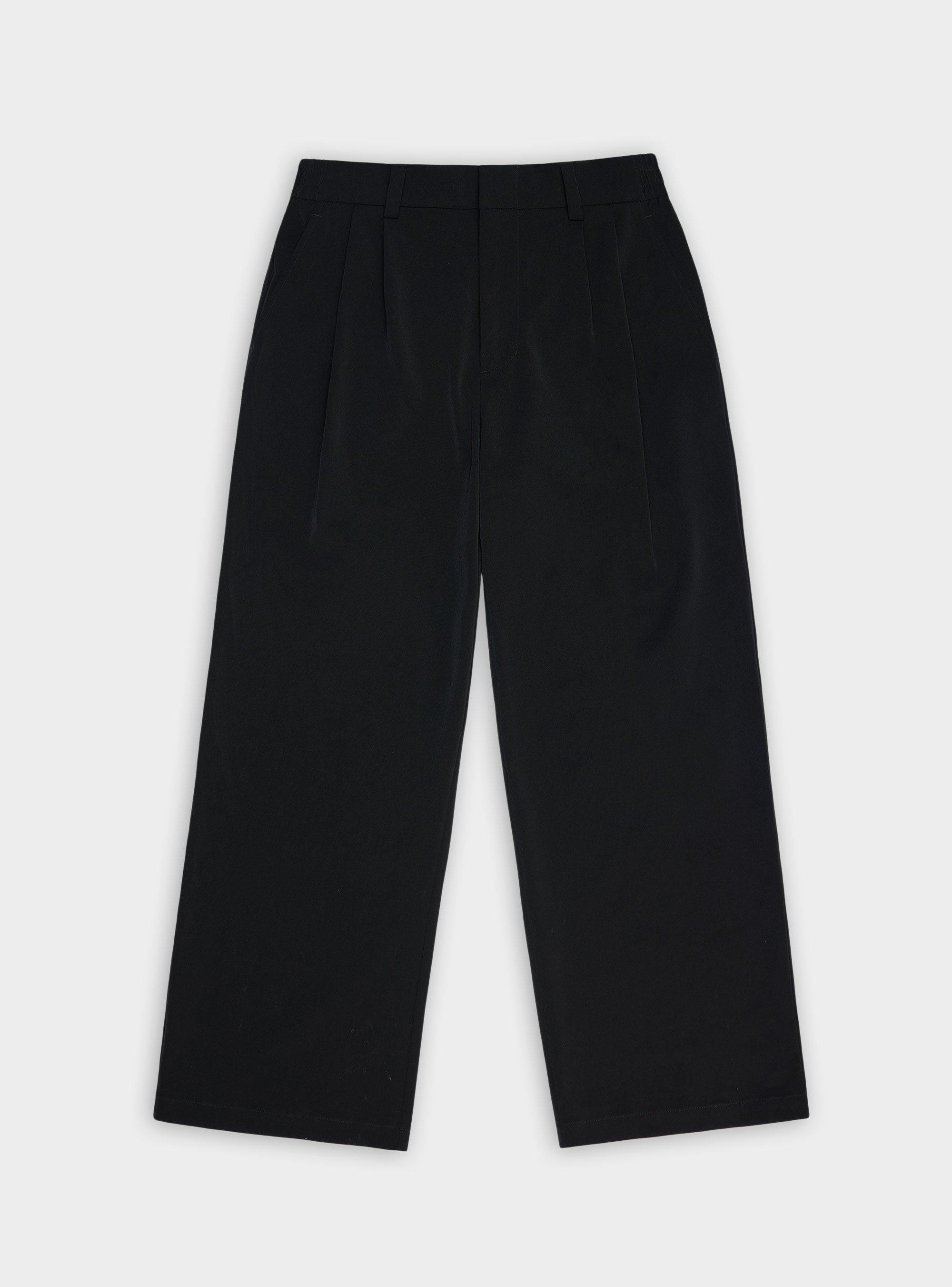 Rains Tech Woven Pants Wide - Black