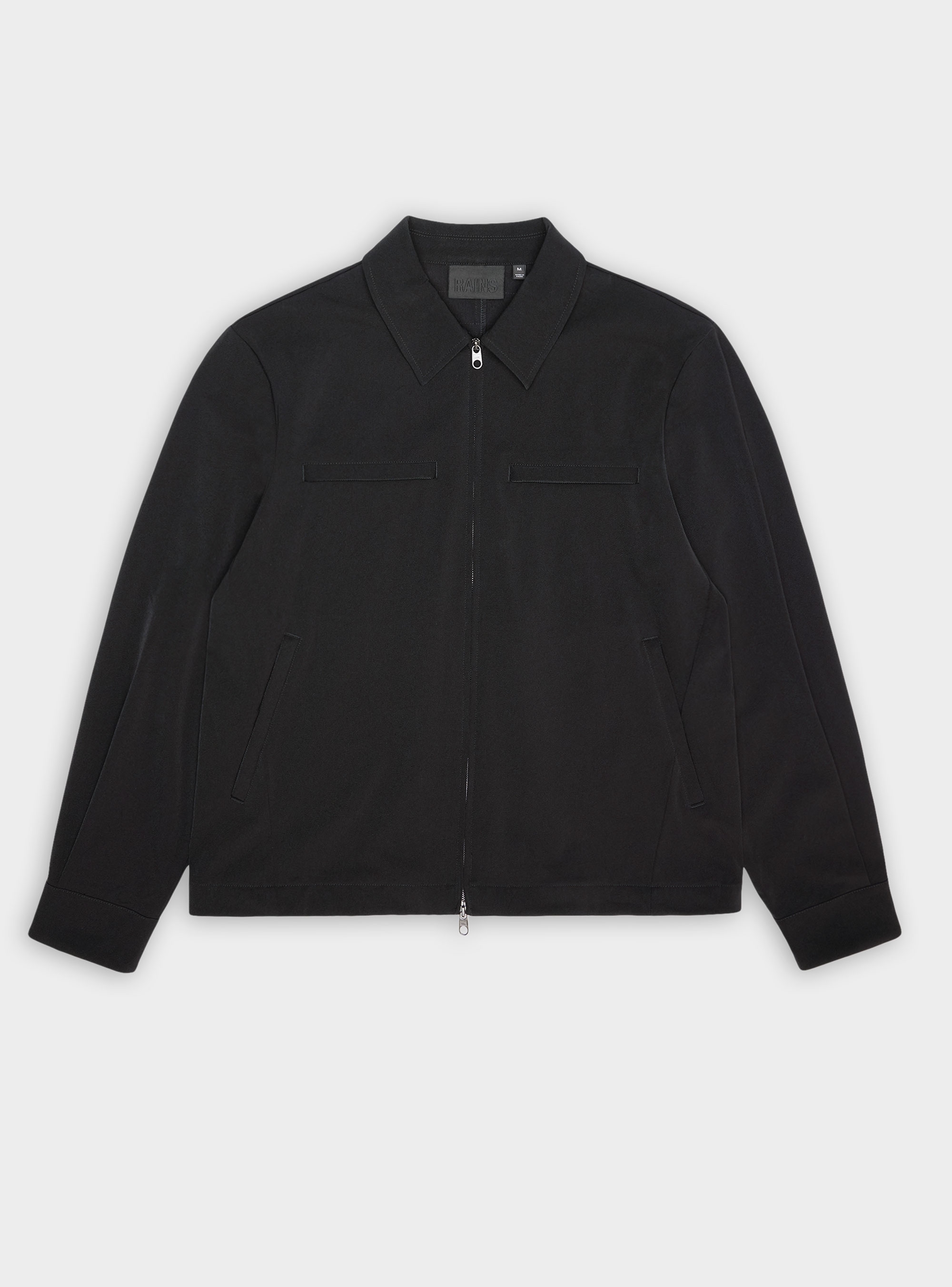 Rains Tech Woven Overshirt - Black