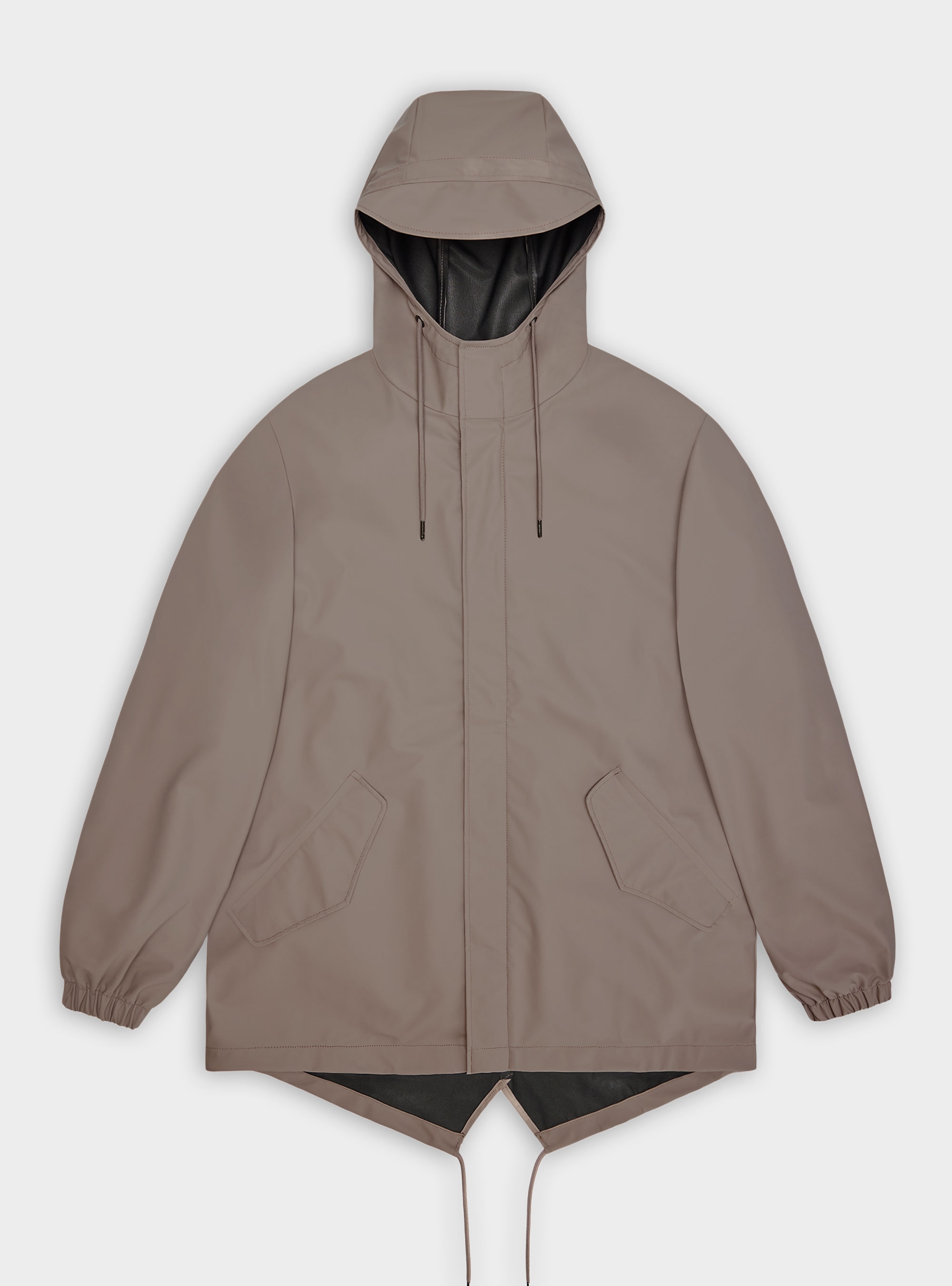 Rains Fishtail Jacket - Taupe