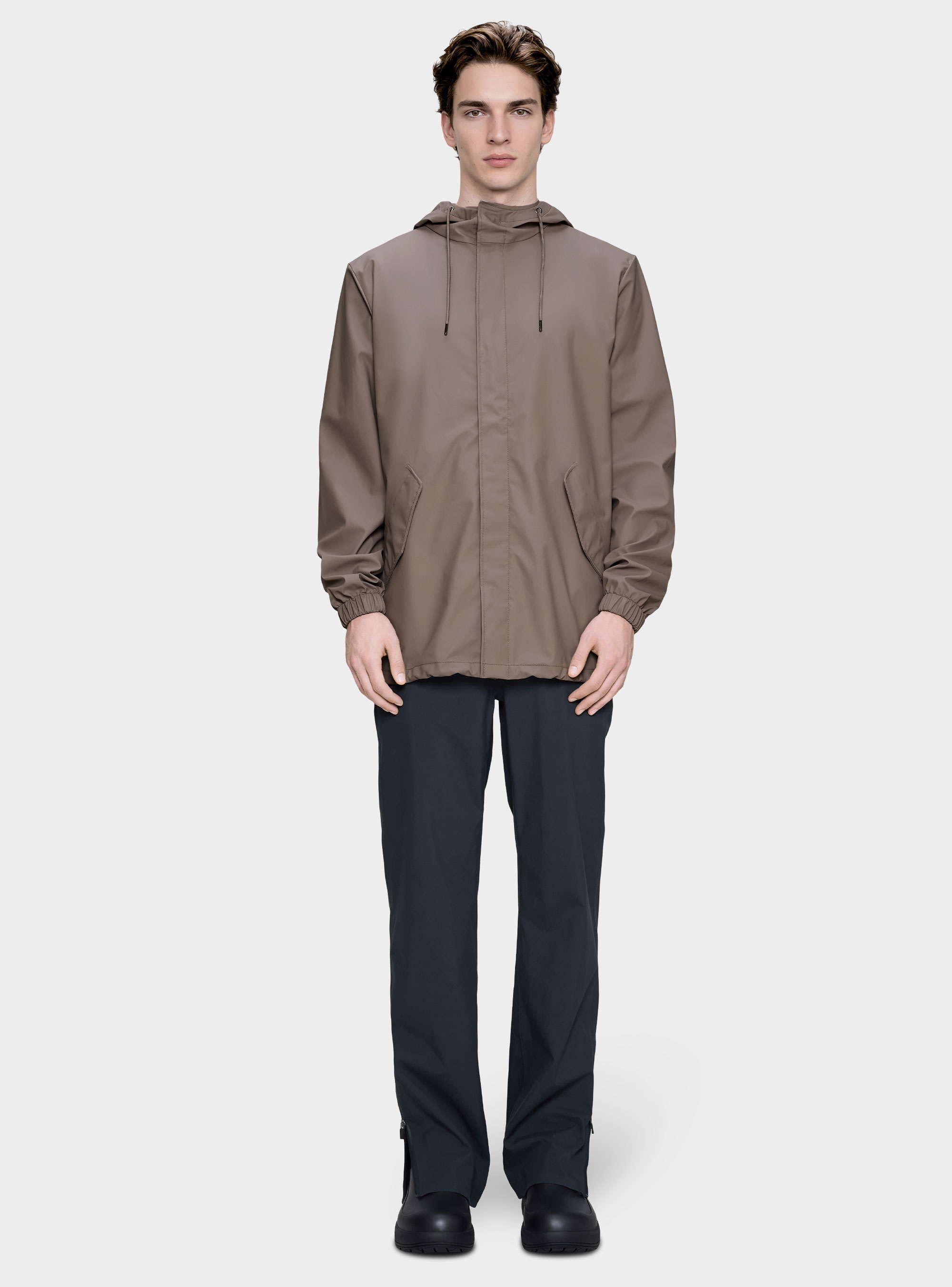 Rains Fishtail Jacket - Taupe