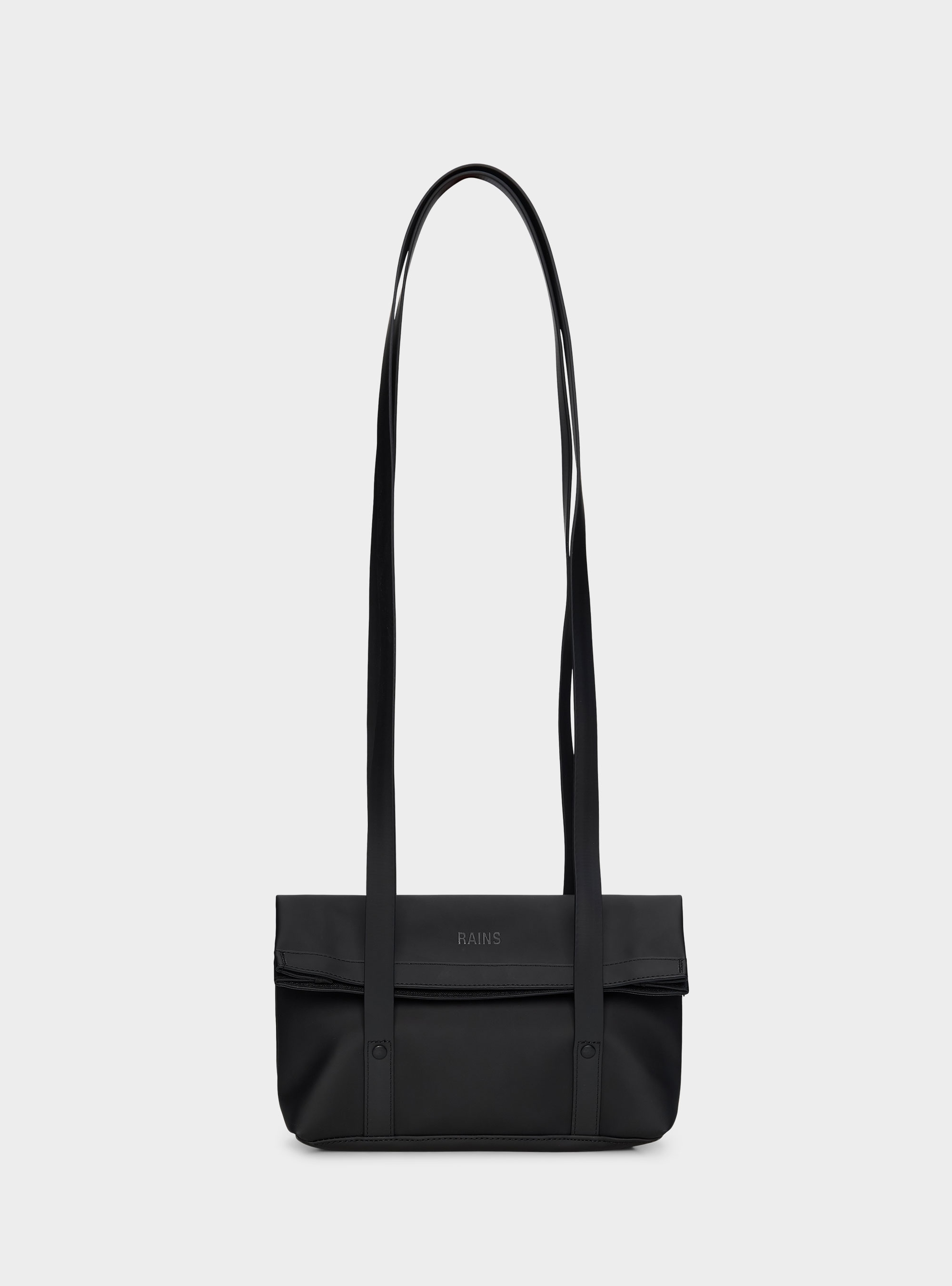 Rains 2 Strap Crossbody Bag - Black