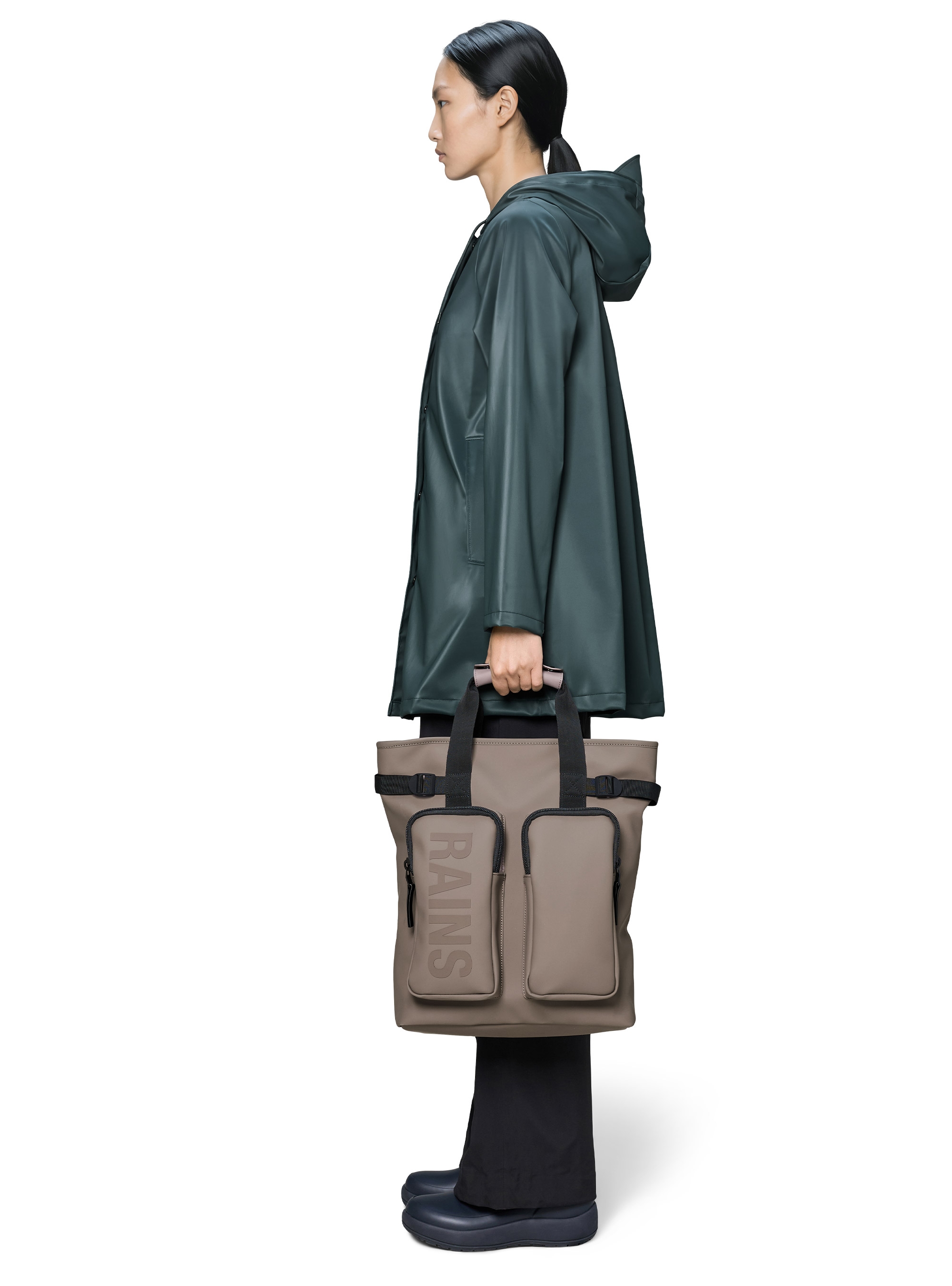 Rains Texel Tote Backpack W3 - Taupe