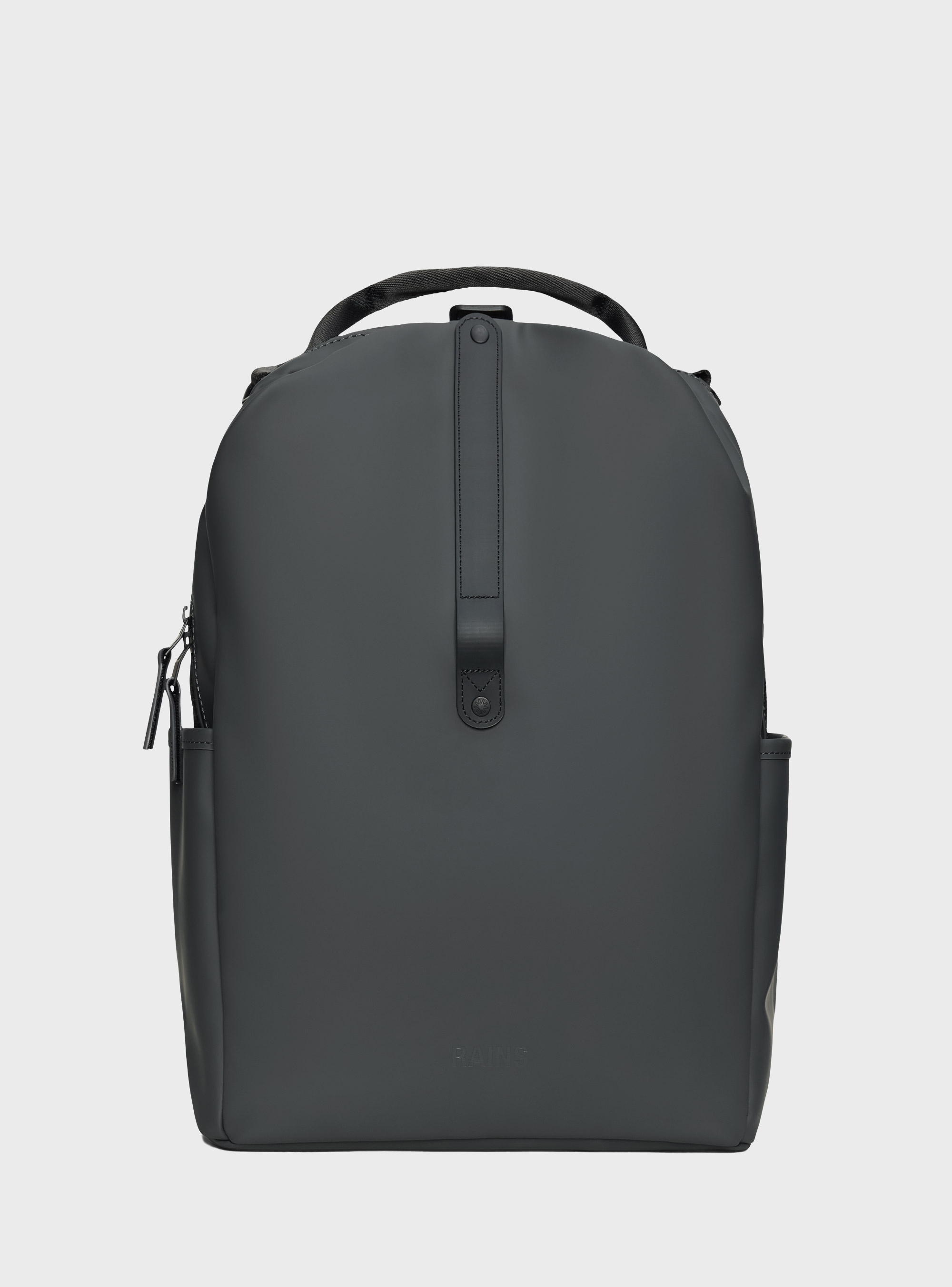 Rains Clip Front Backpack - Dark Grey