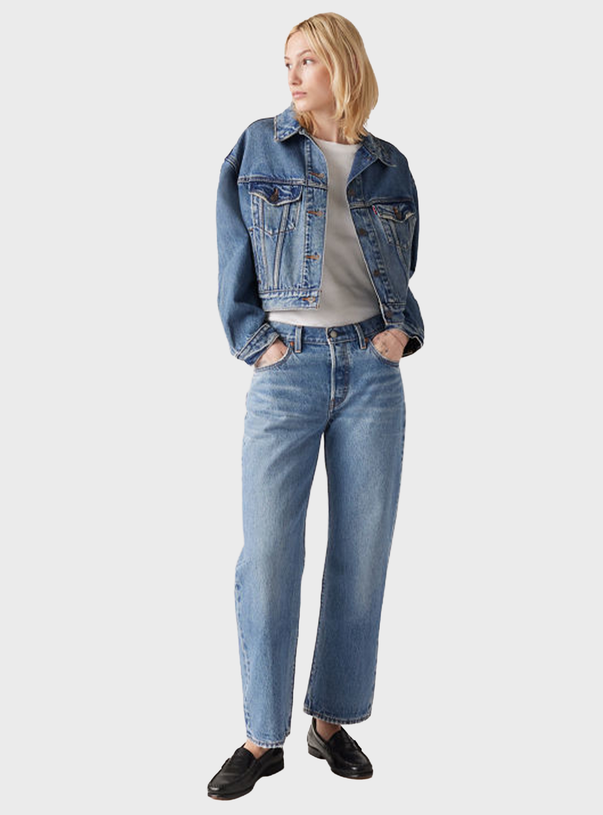 Levi's 501® 90's Ankle Jeans - Medium Aged Denim