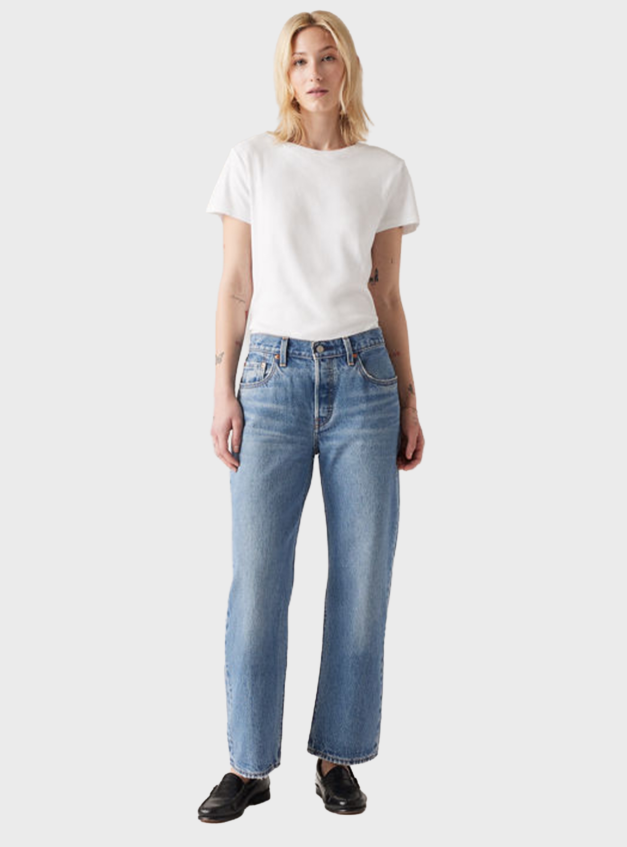 Levi's 501® 90's Ankle Jeans - Medium Aged Denim