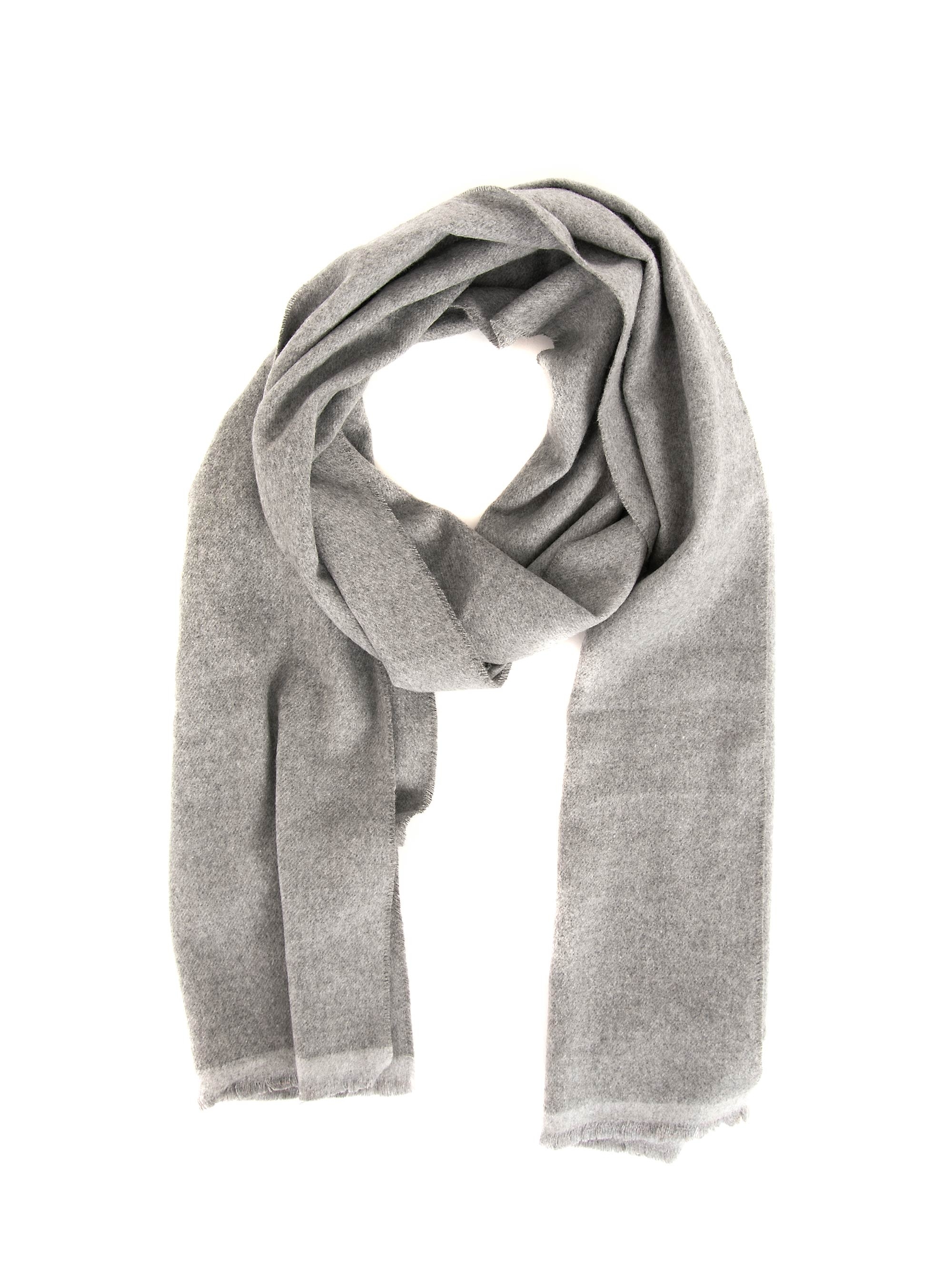 Stefano Mario Scarf-Light Grey Melange