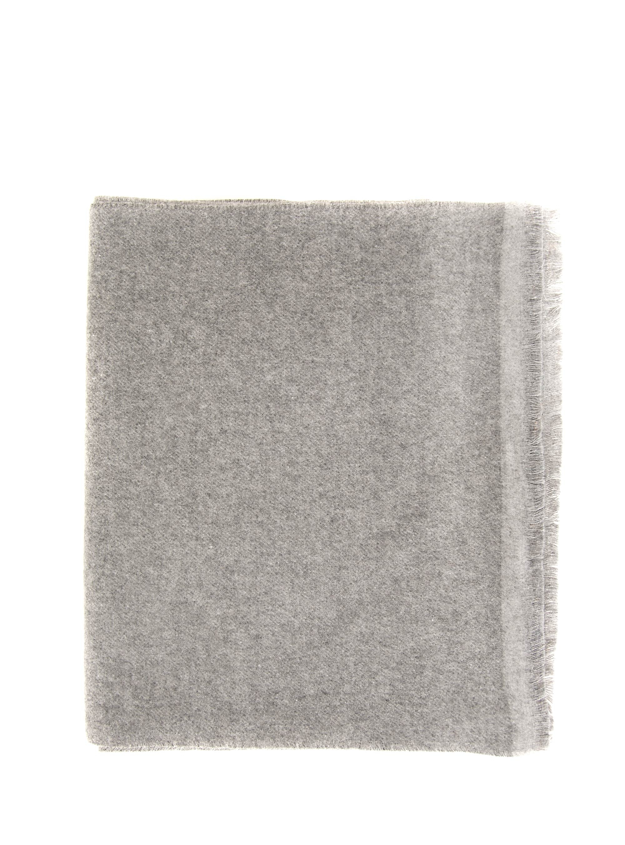 Stefano Mario Scarf-Light Grey Melange