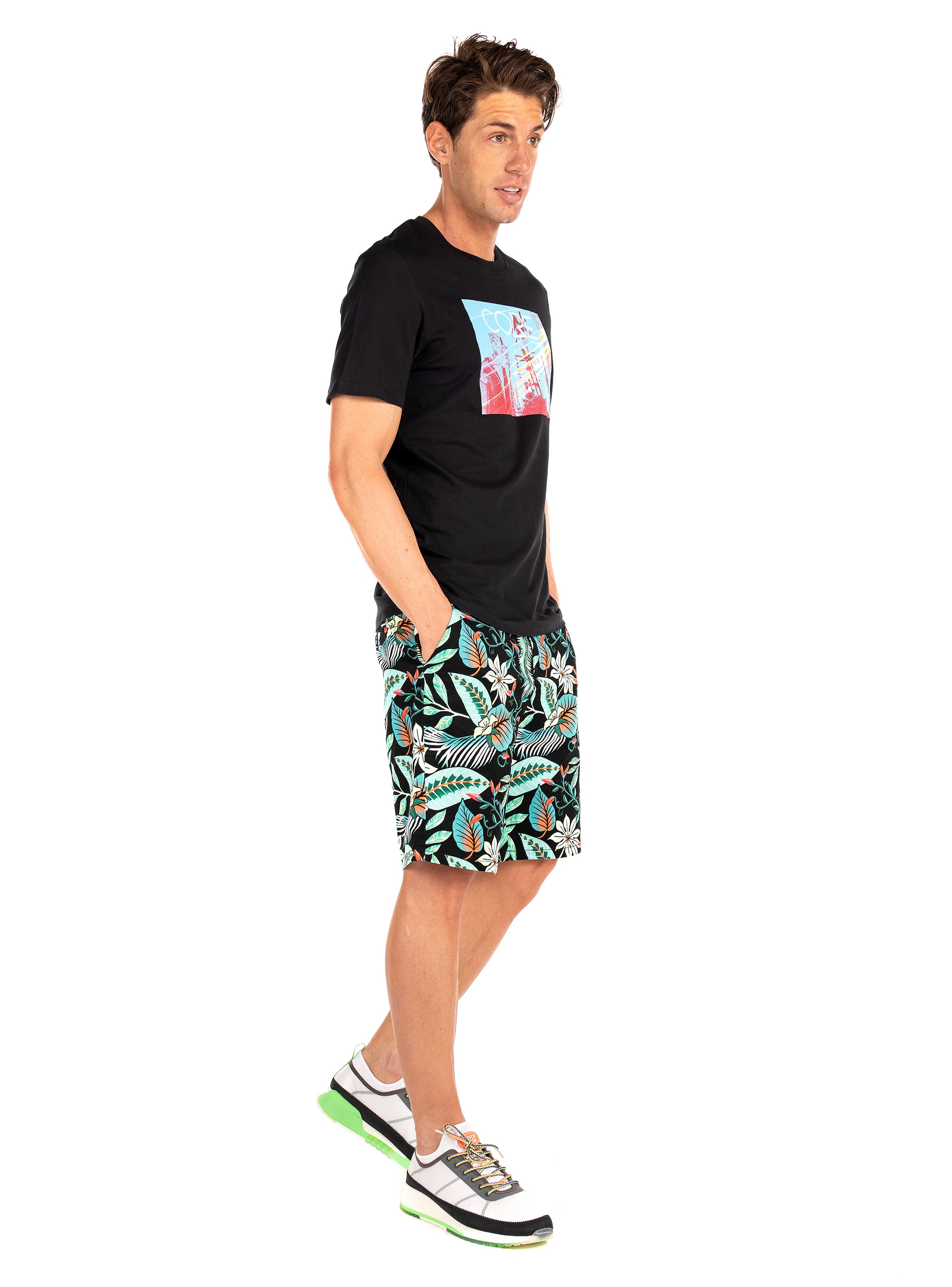 Scotch & Soda Chino Shorts-Green